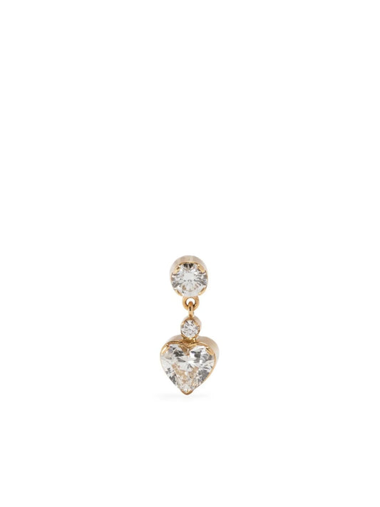 Chambre Diamant 18kt yellow gold diamond drop earring