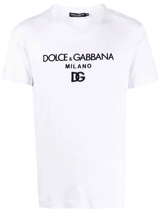 DG Essentials logo-embroidered T-shirt