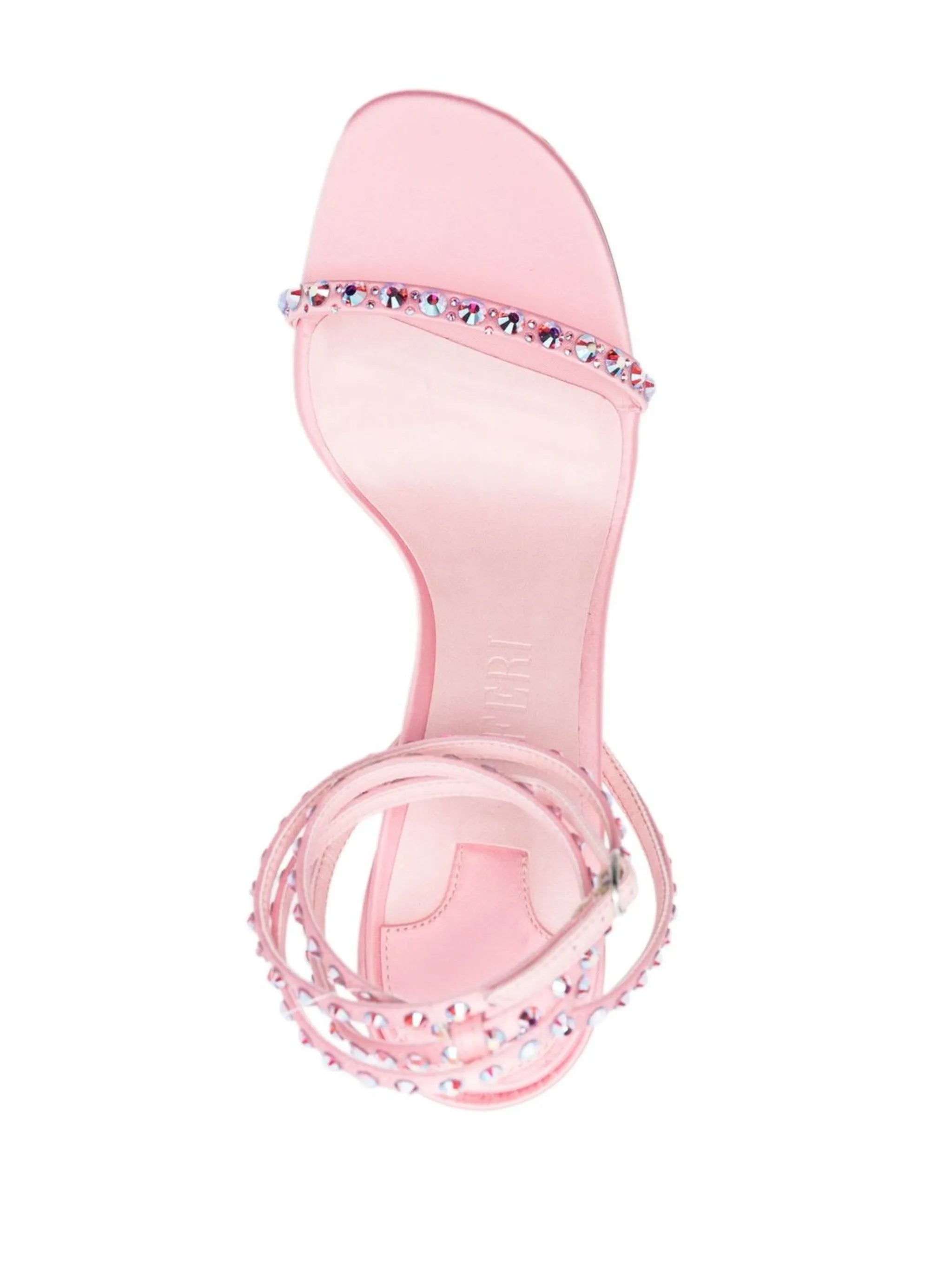 Fade 100mm crystal sandals