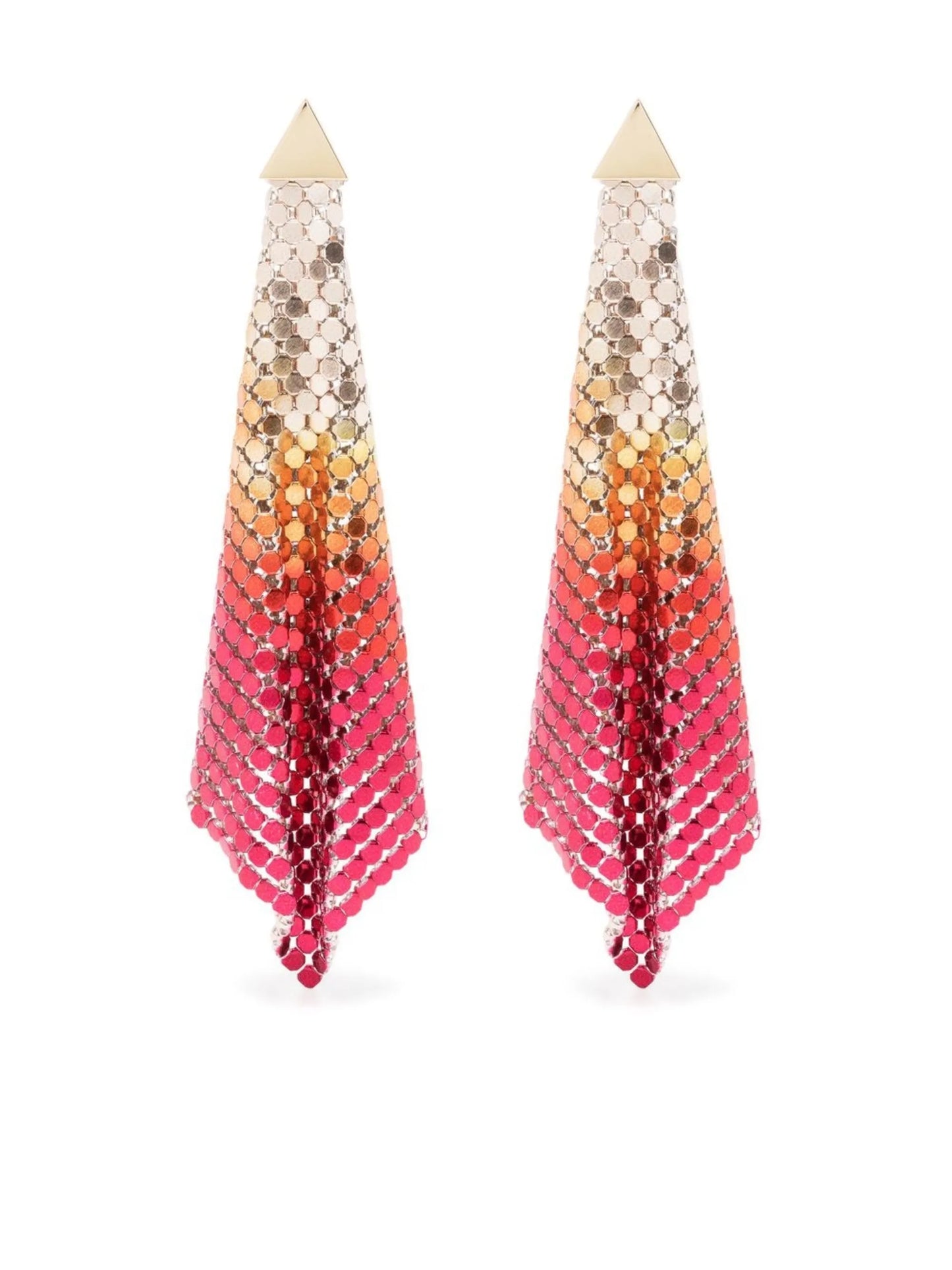 Pixel Flow chainmail earrings