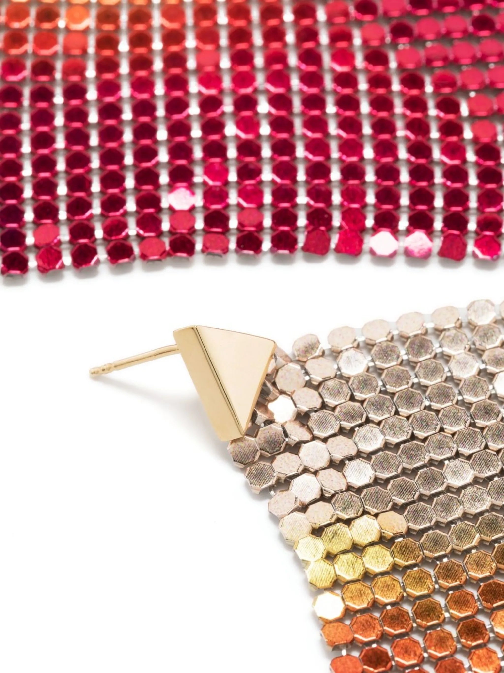Pixel Flow chainmail earrings
