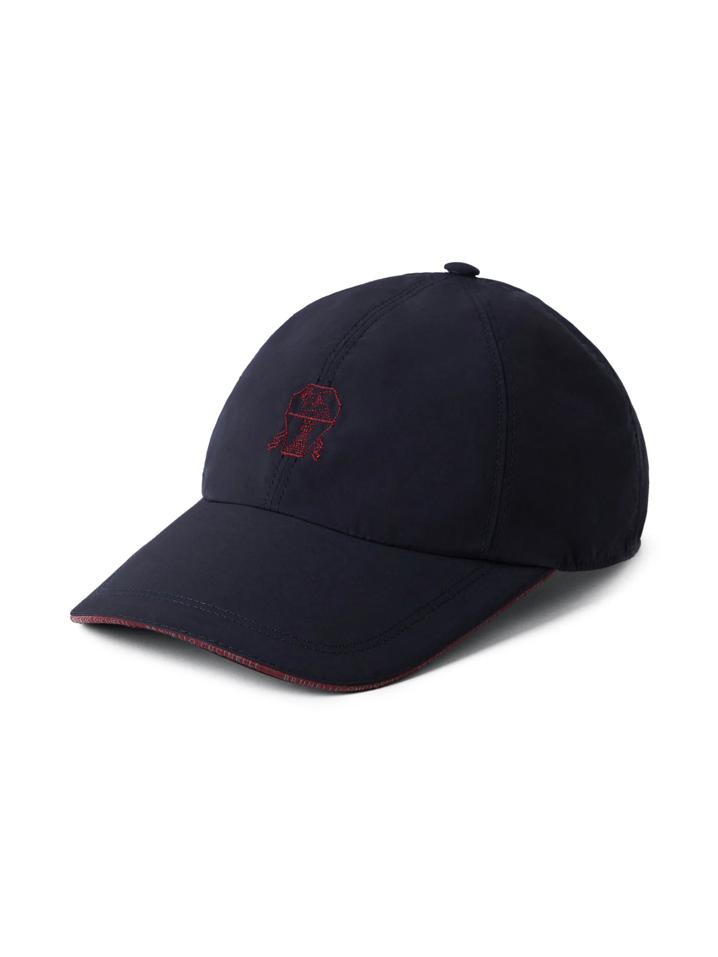 logo-embroidered adjustable-strap cap