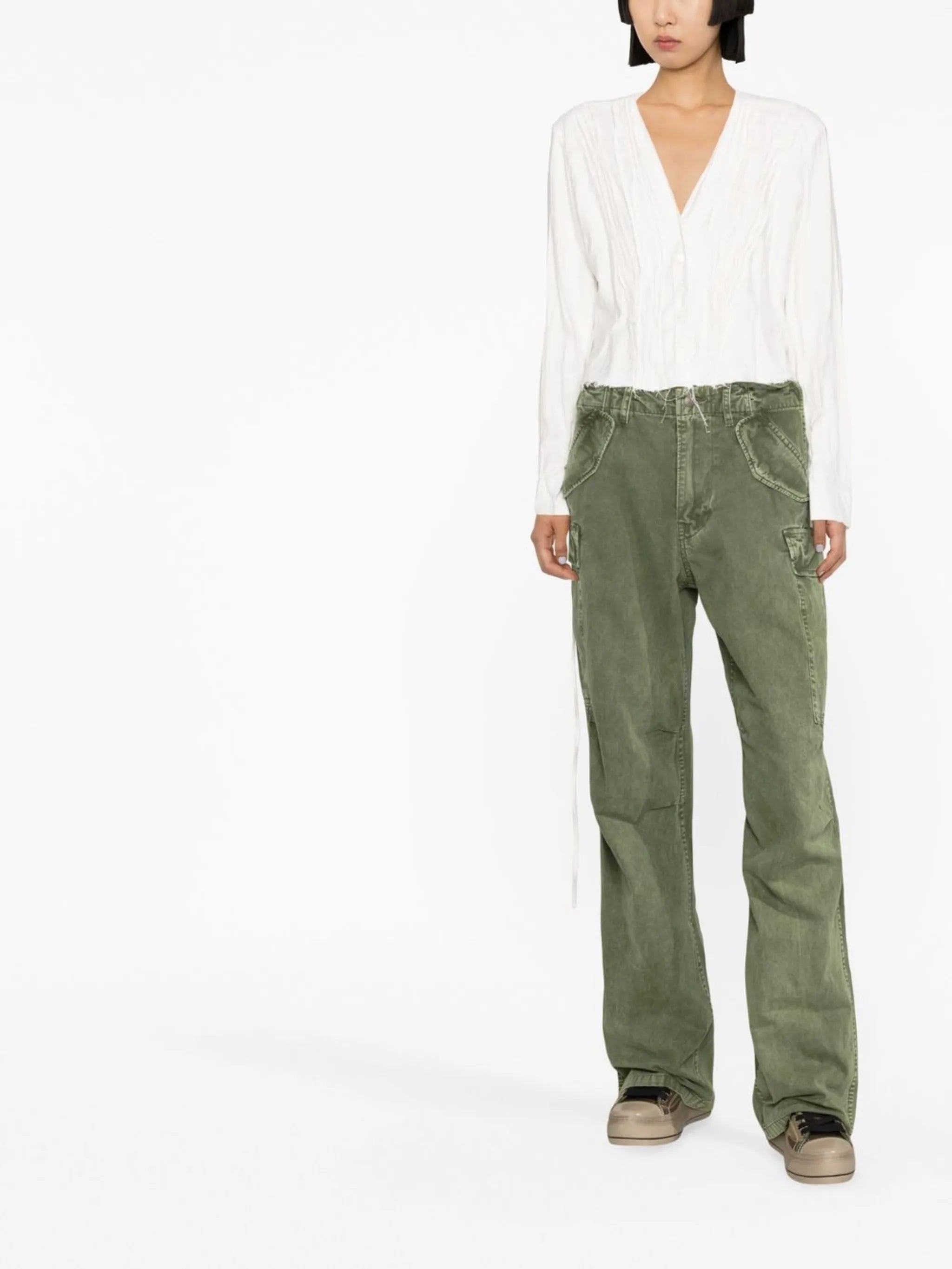 straight-leg cargo pants
