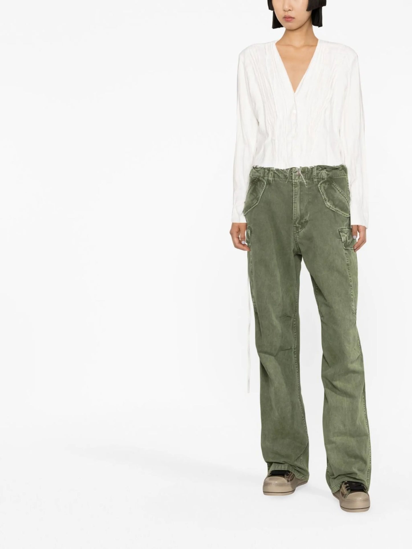 straight-leg cargo pants