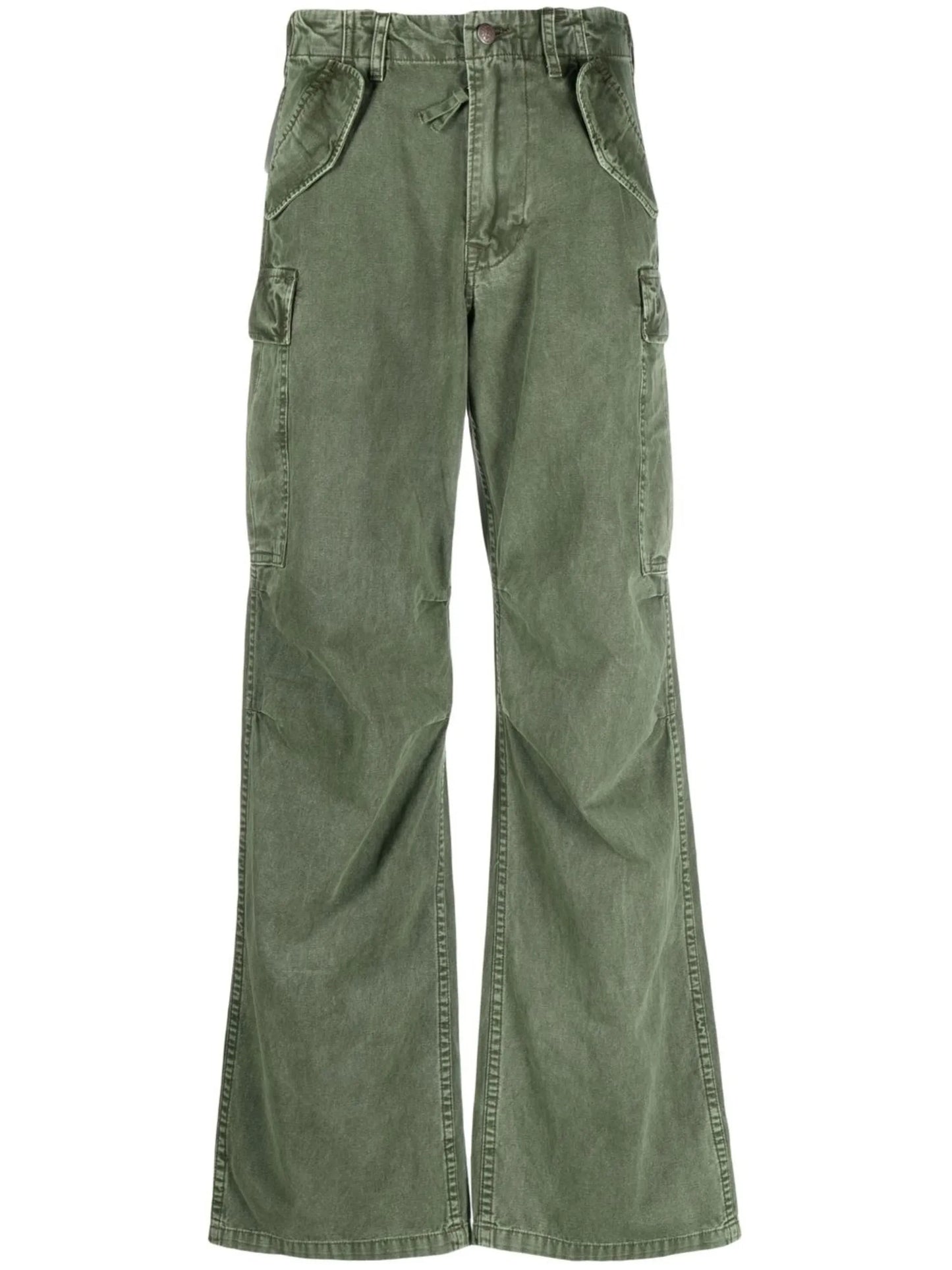 straight-leg cargo pants