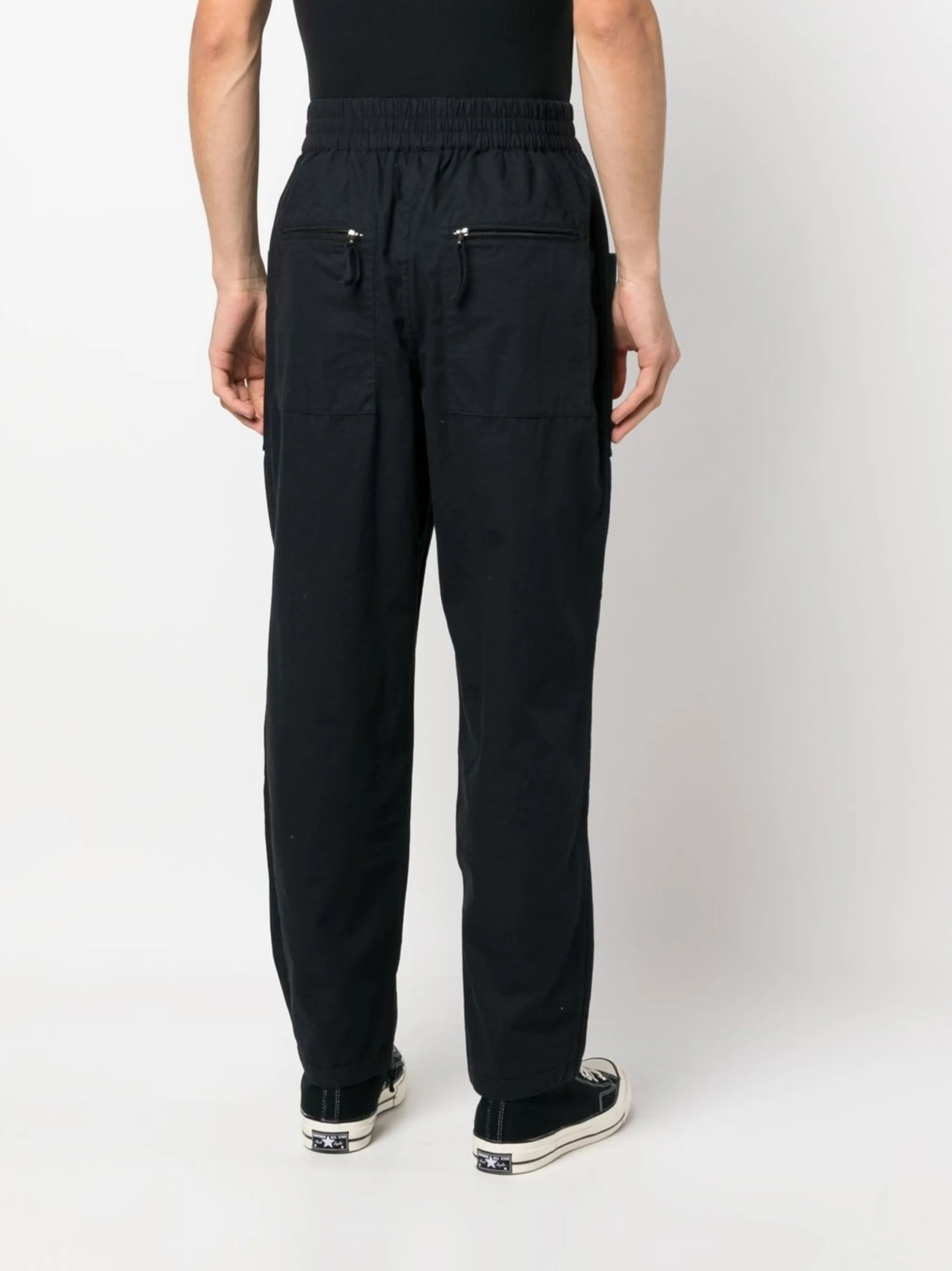 tapered-leg cargo trousers