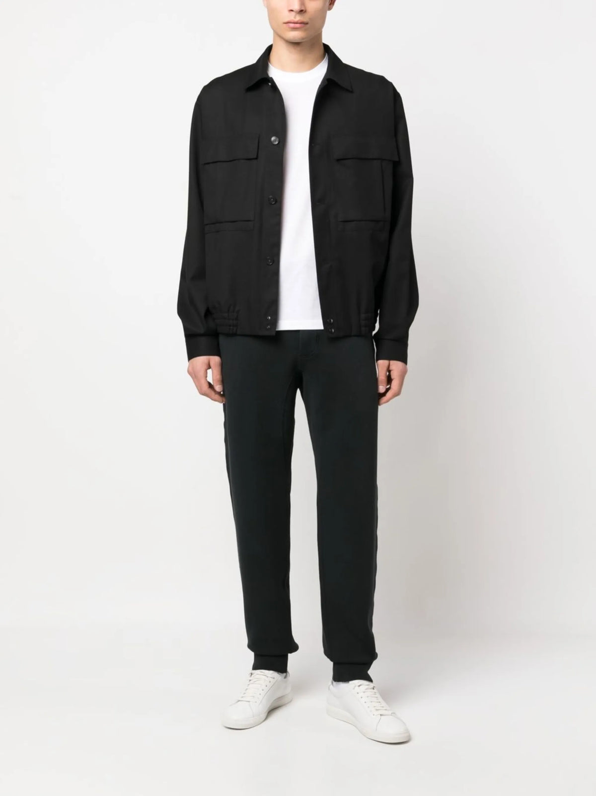 lyocell cotton crew T-shirt
