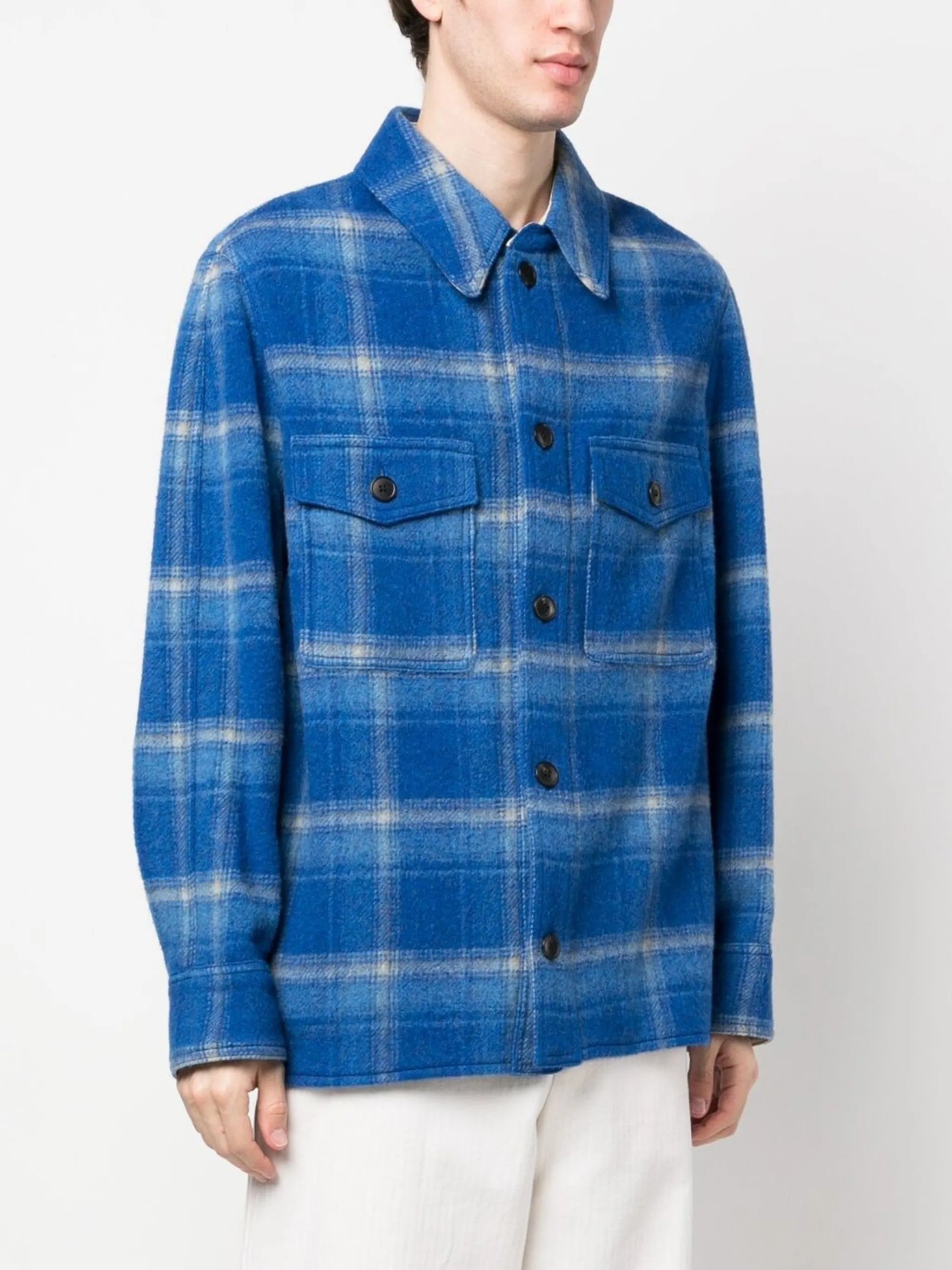 Gervon checked shirt jacket