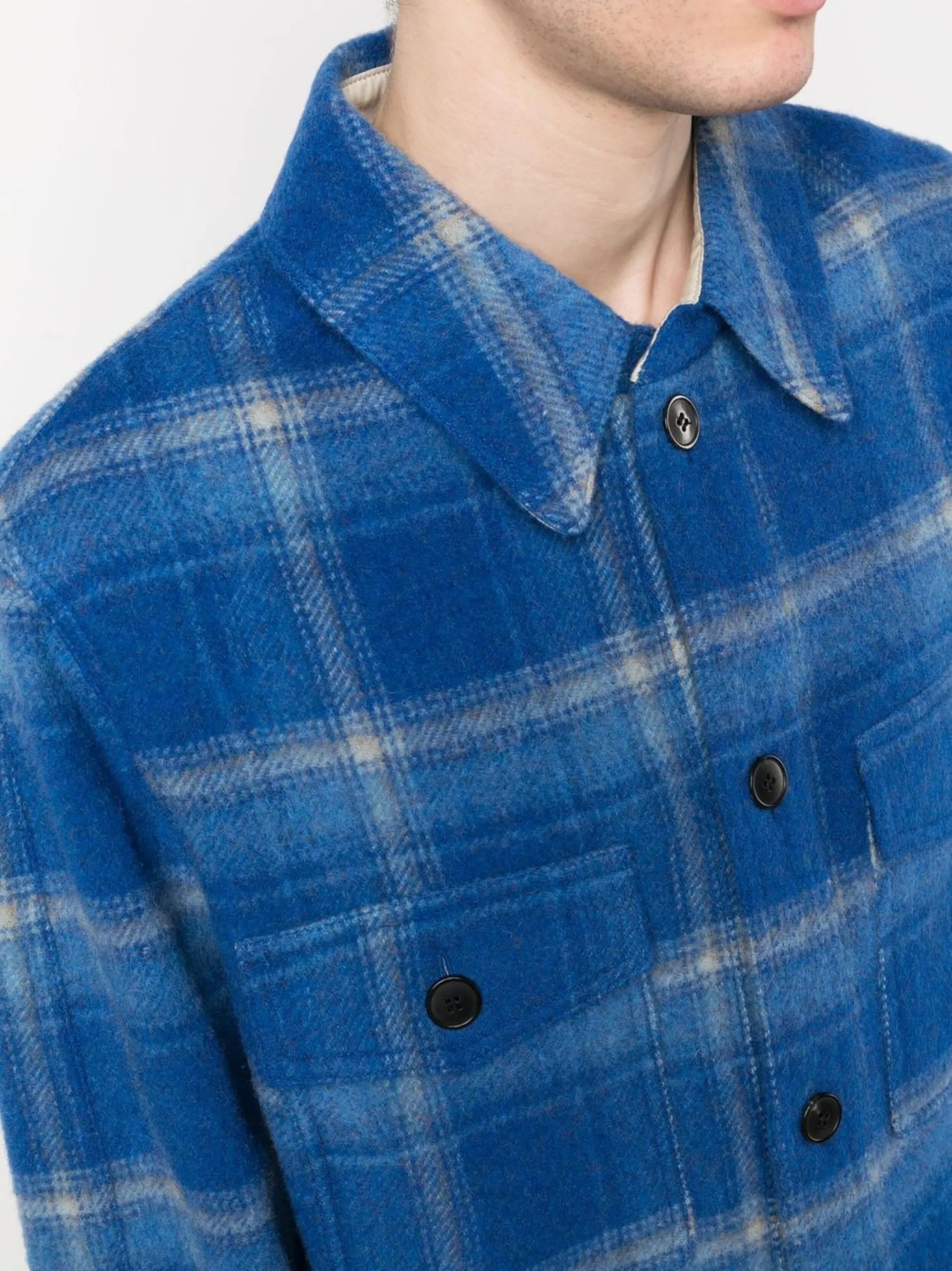 Gervon checked shirt jacket