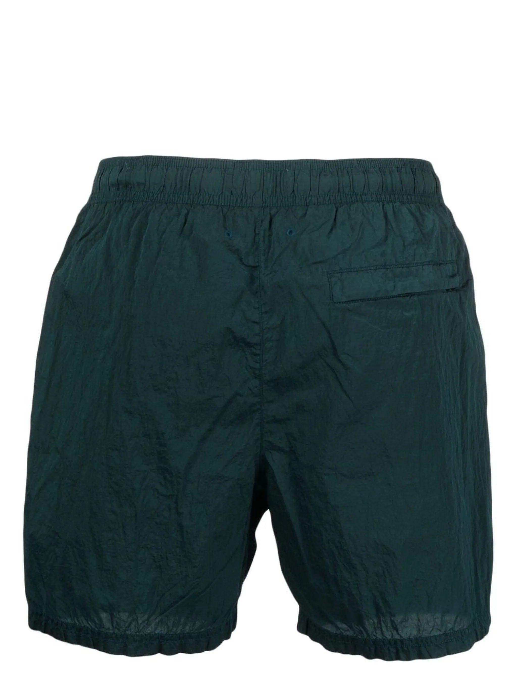 embroidered-logo swim shorts