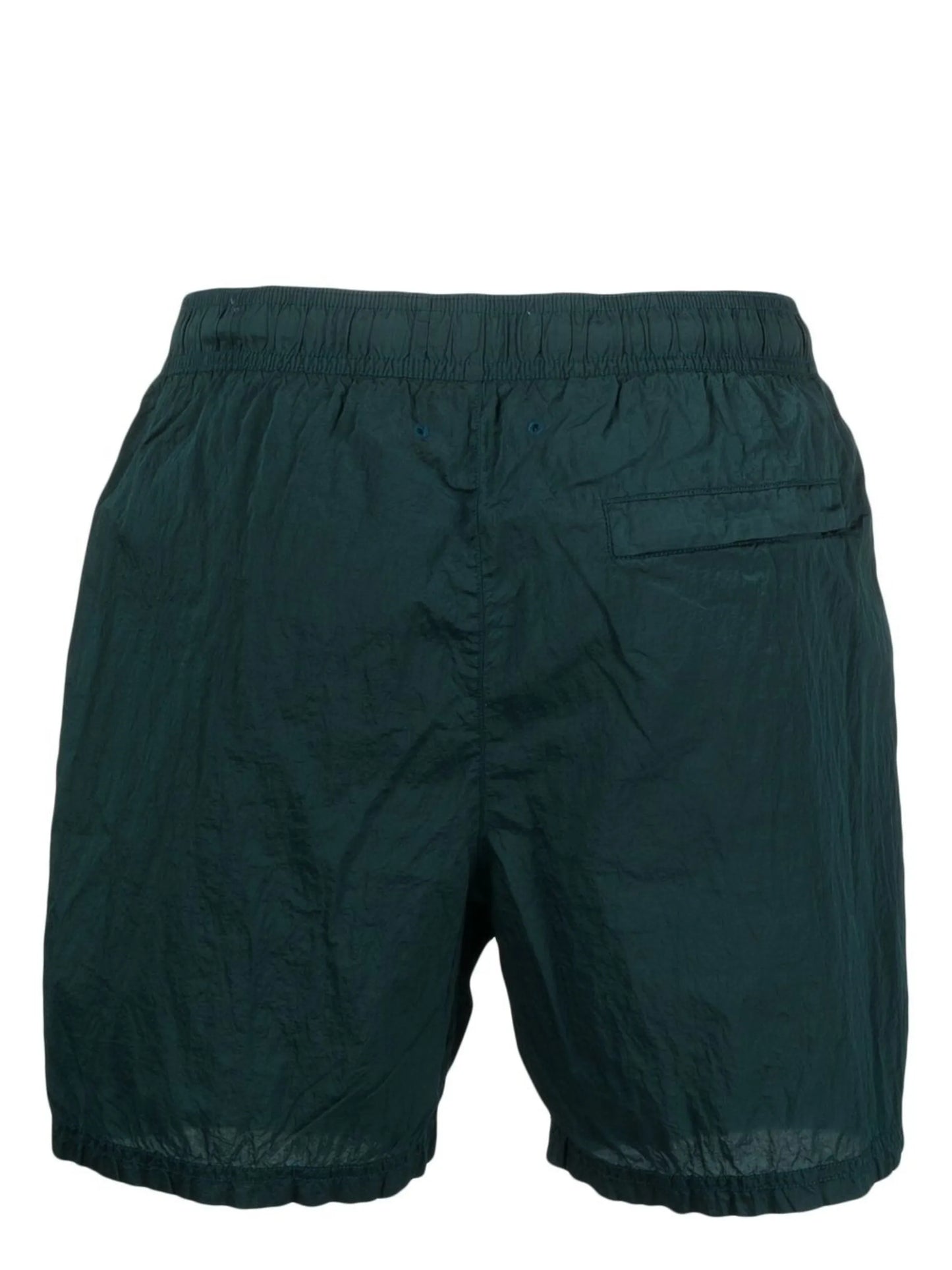 embroidered-logo swim shorts