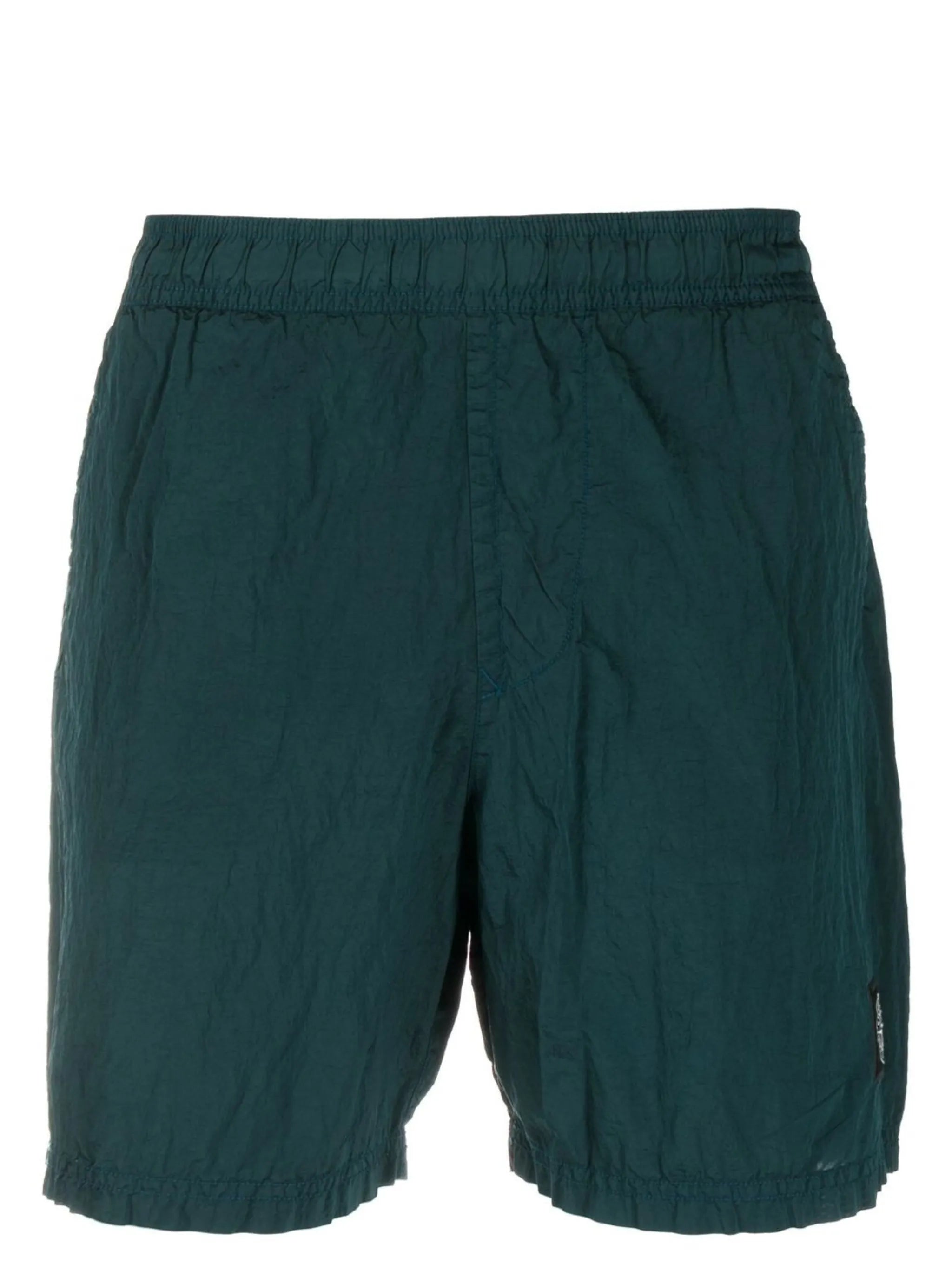 embroidered-logo swim shorts