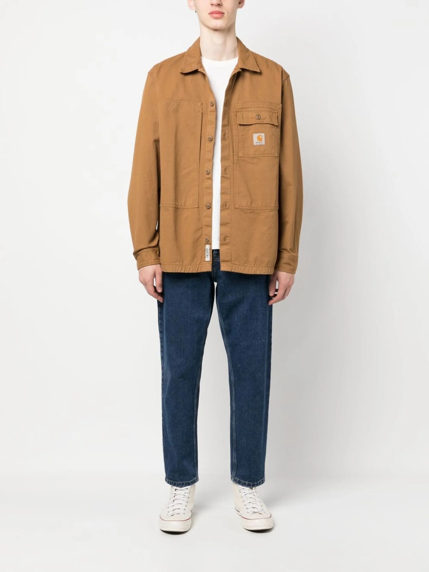 Newel logo-patch jeans