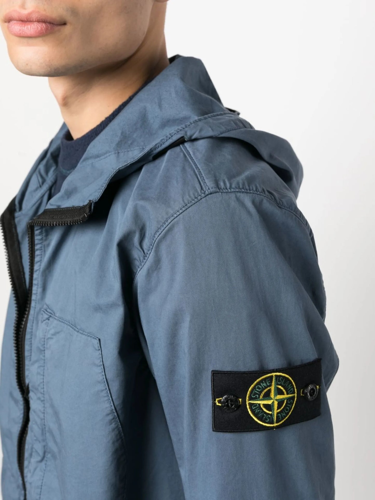 Compass-patch lightweight jacket
