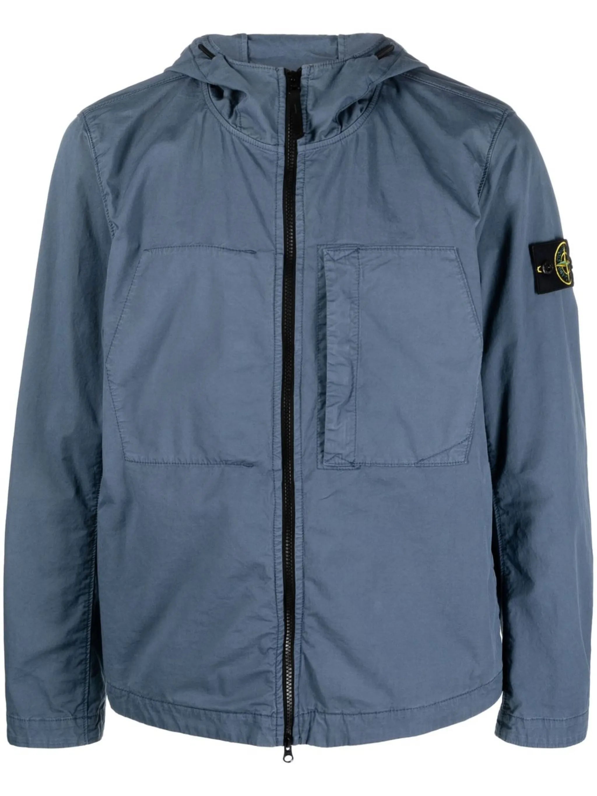 Compass-patch lightweight jacket