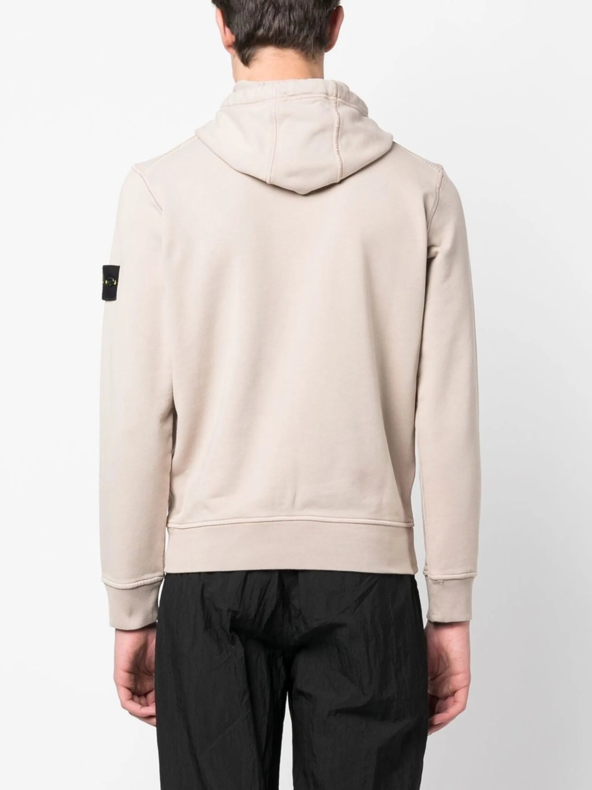 Compass-logo cotton hoodie