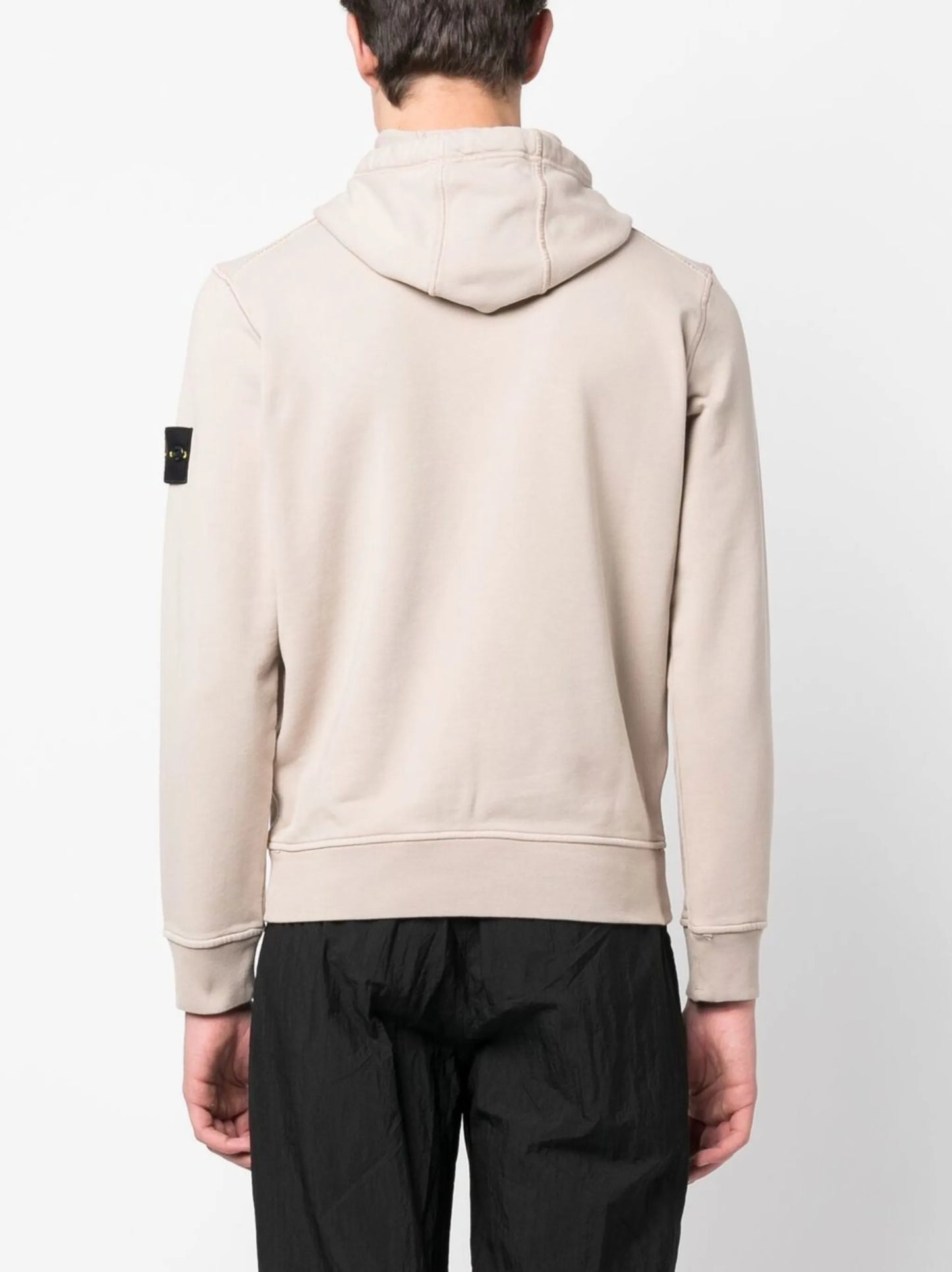 Compass-logo cotton hoodie
