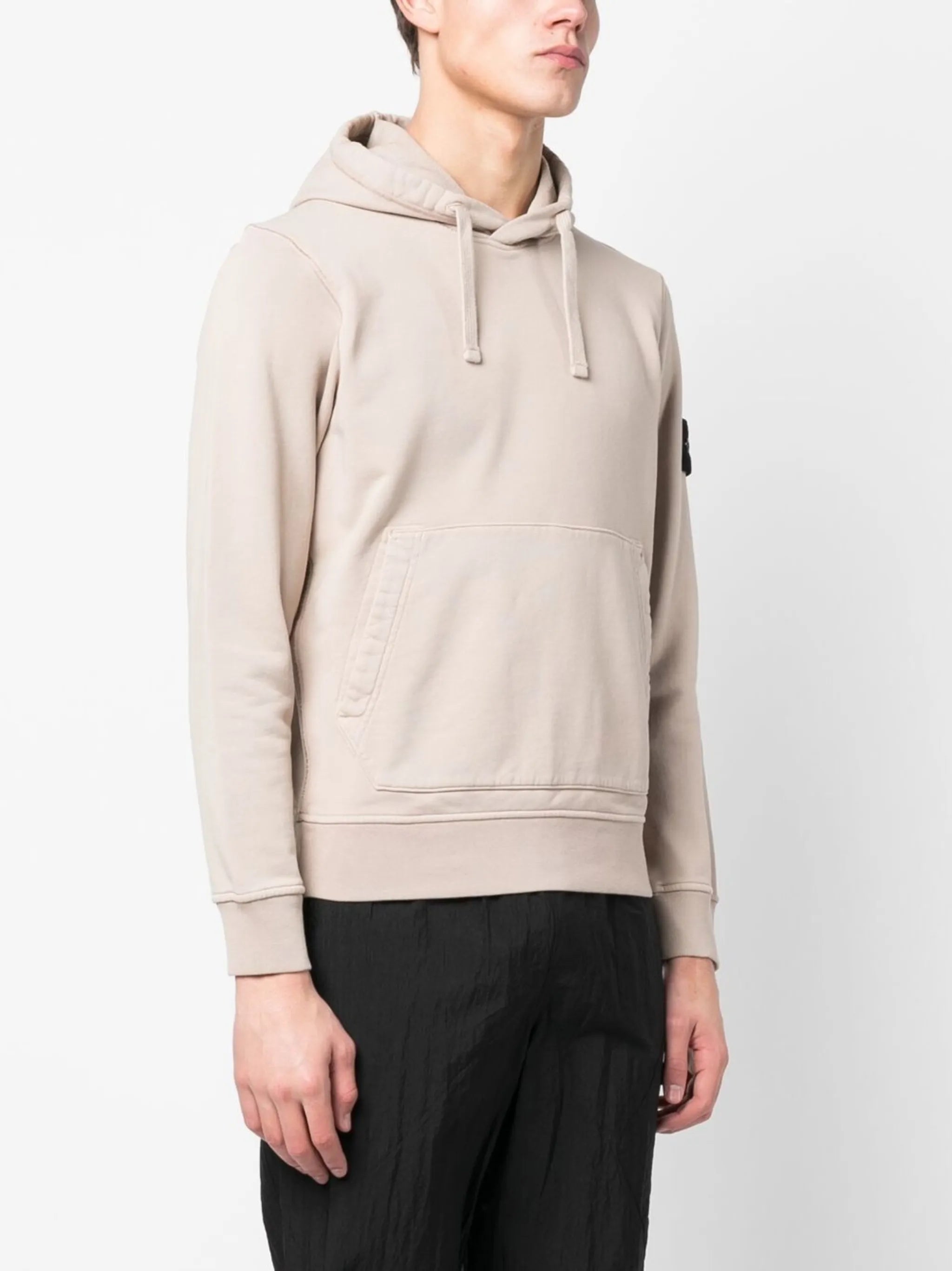 Compass-logo cotton hoodie