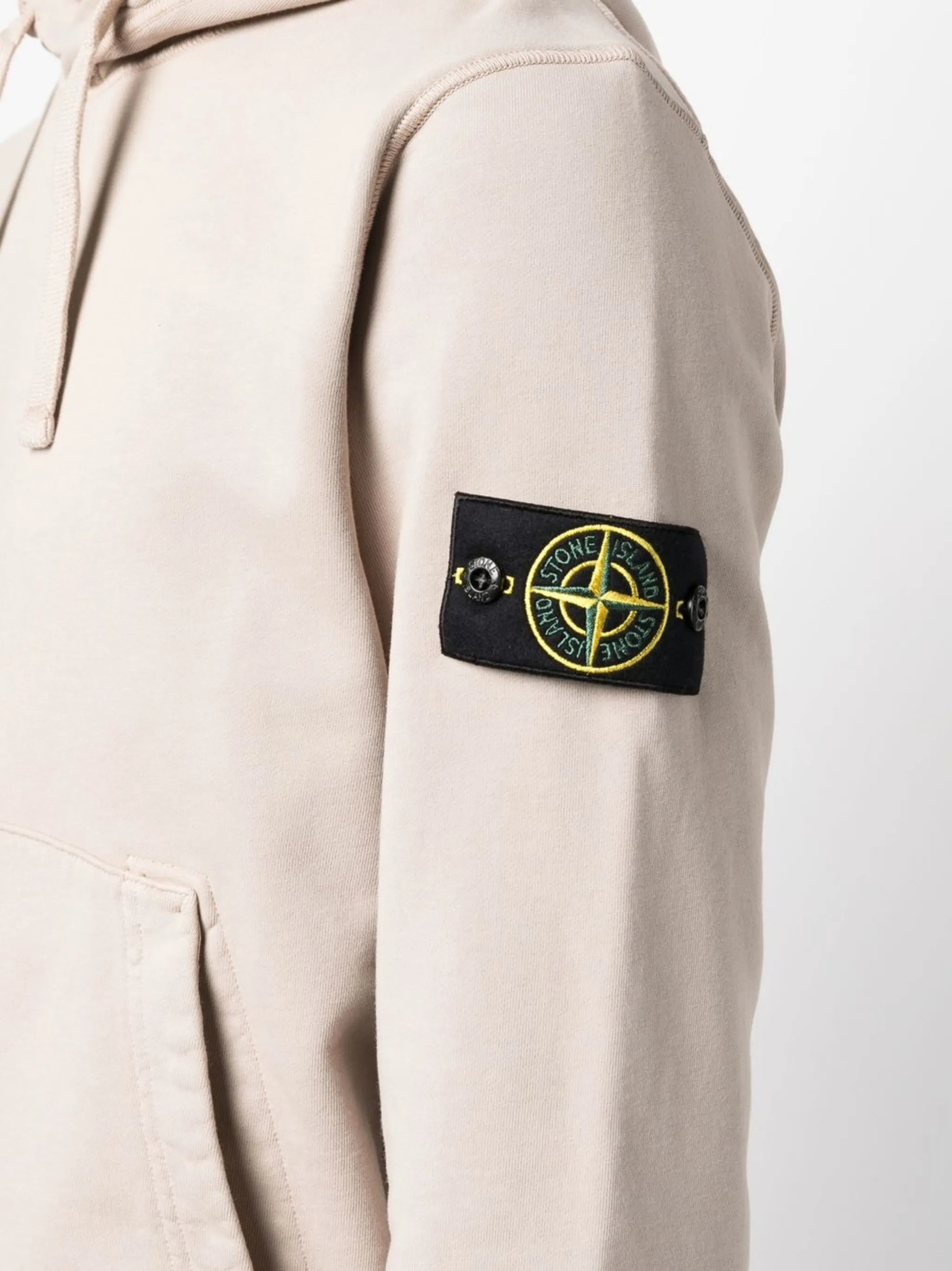 Compass-logo cotton hoodie