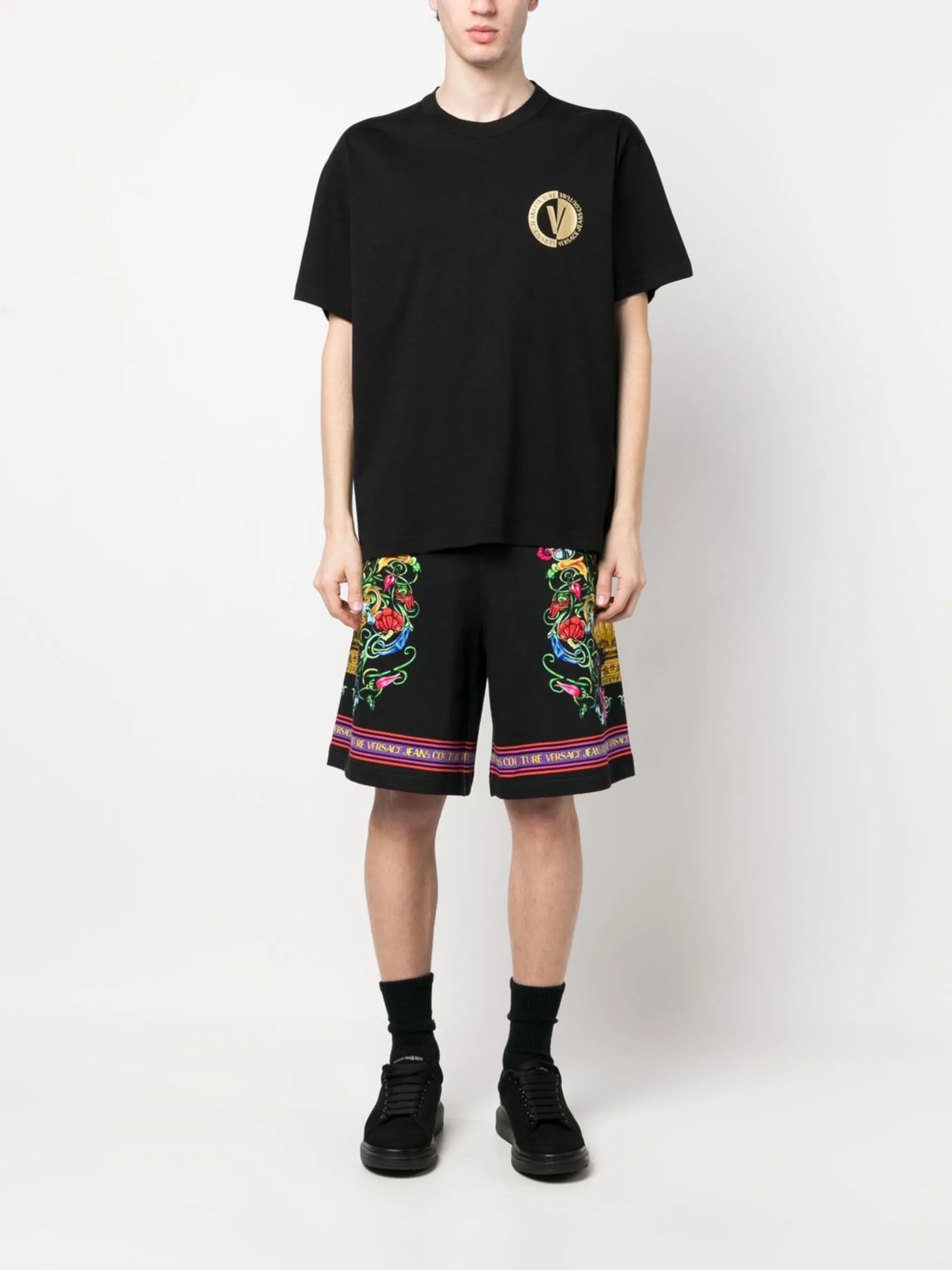 logo-print cotton T-shirt