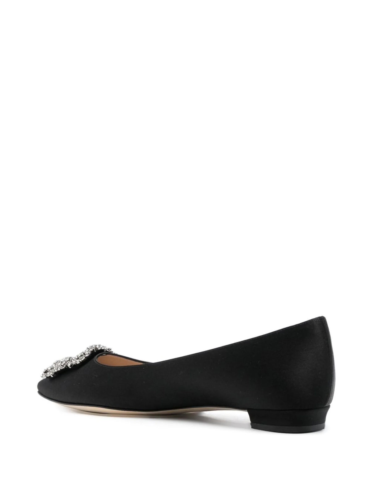 Hangisiflat jewel buckle flat pumps
