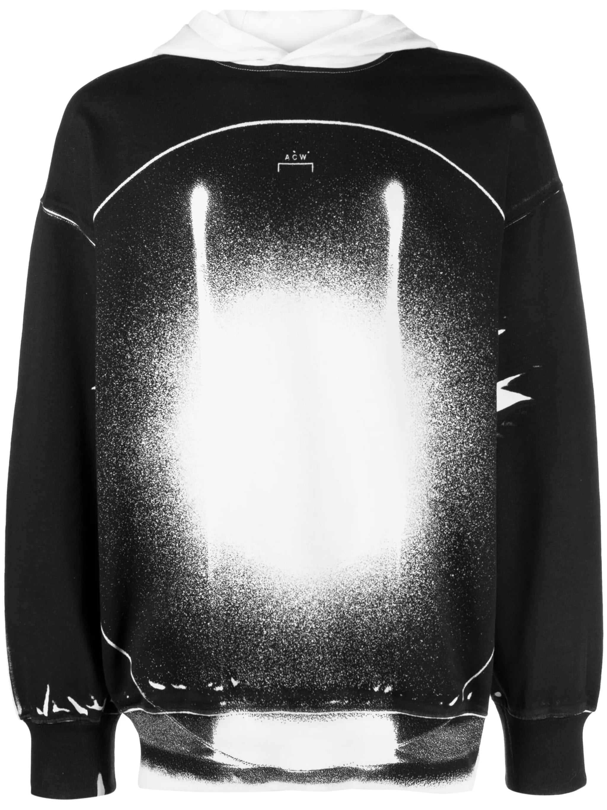 Exposure abstract-print hoodie
