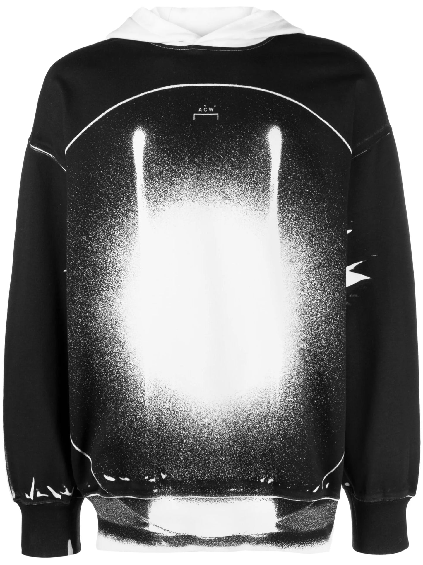 Exposure abstract-print hoodie