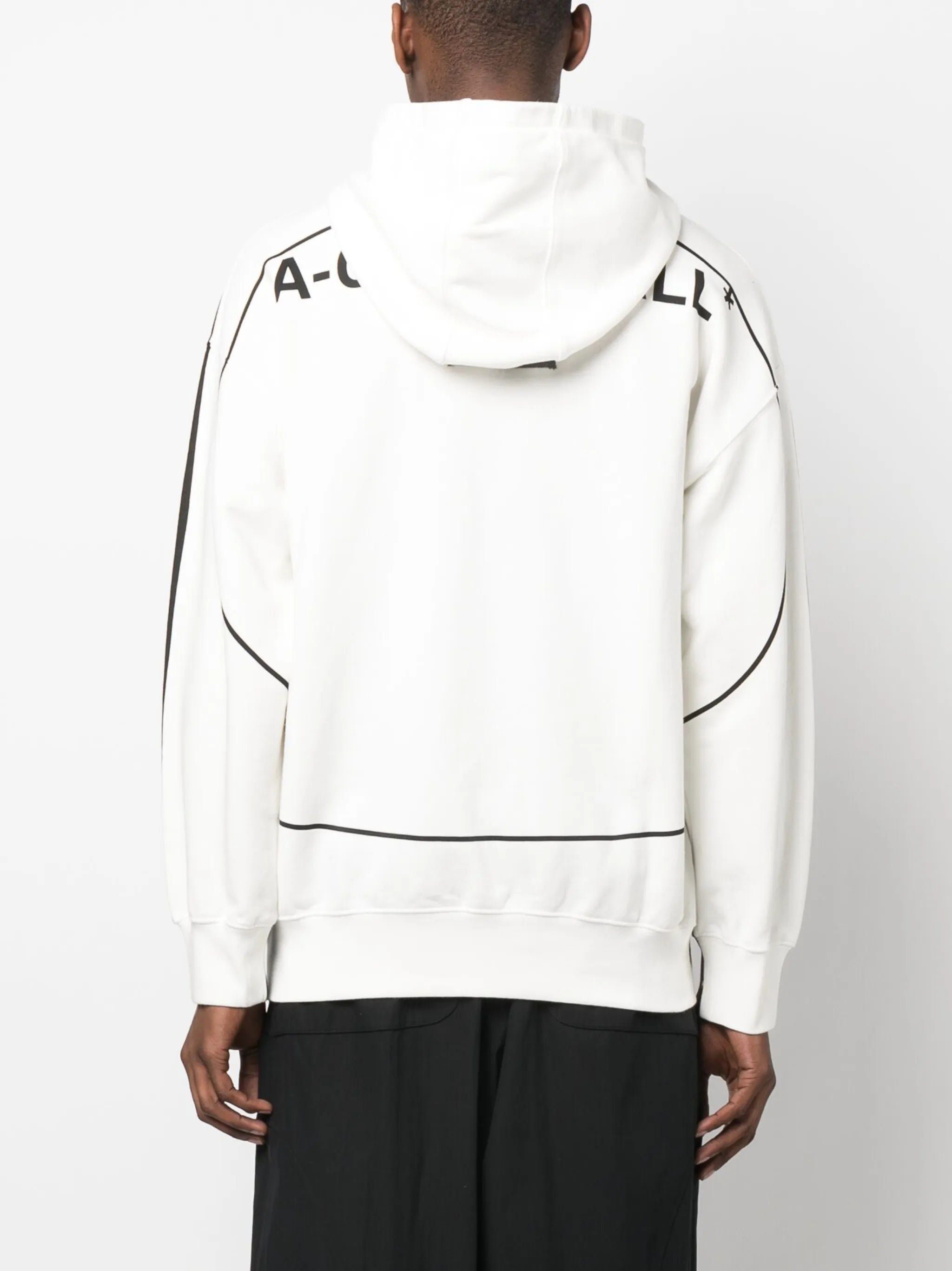 Exposure abstract-print hoodie