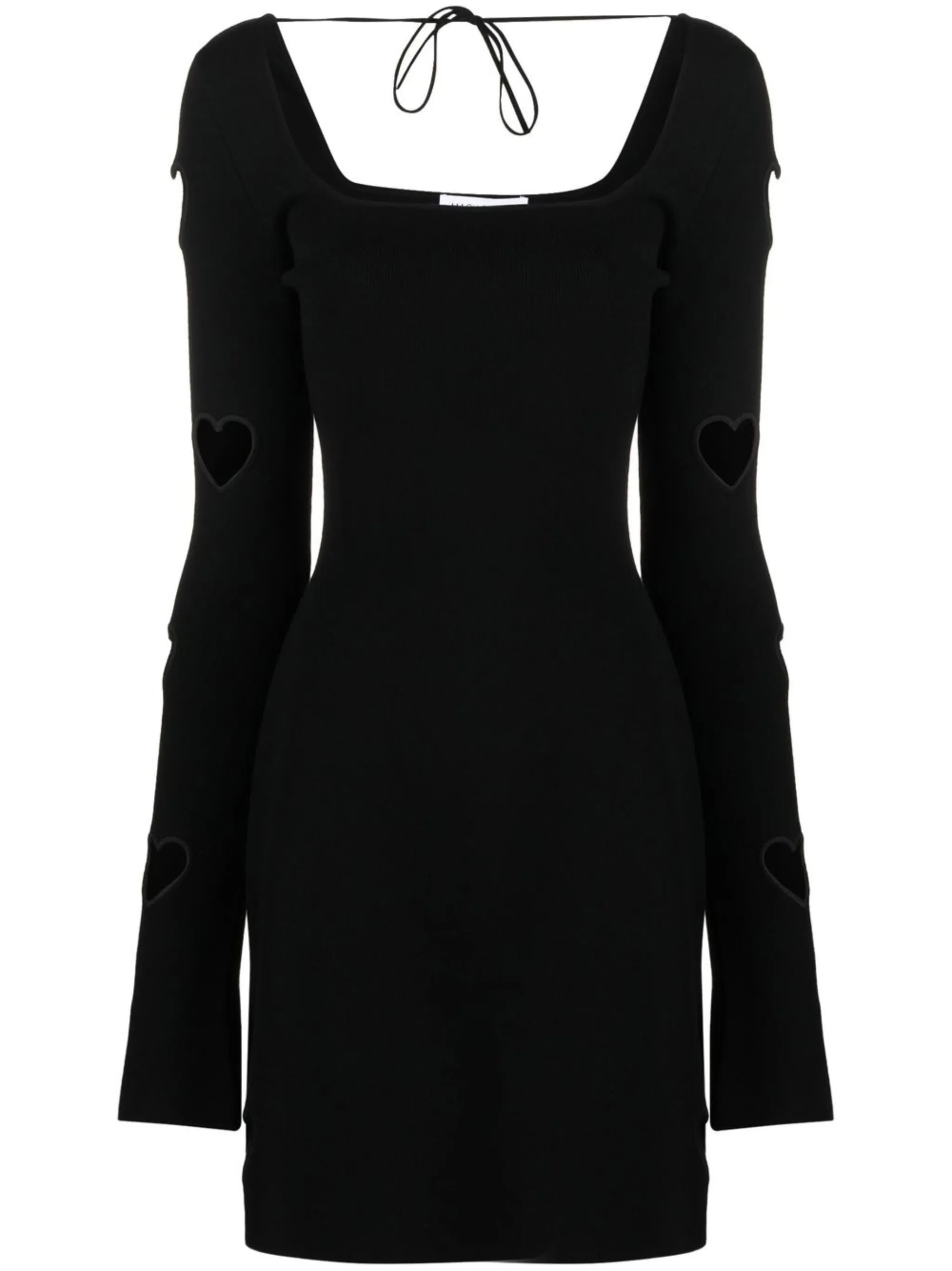 Black Gaia Long Sleeve Mini Dress