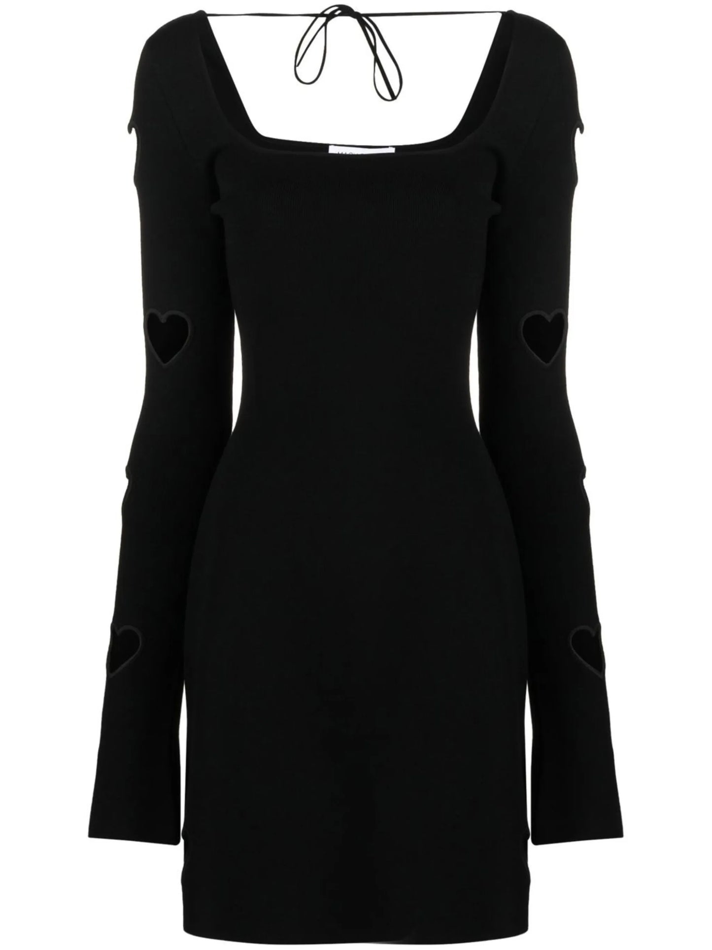 Black Gaia Long Sleeve Mini Dress