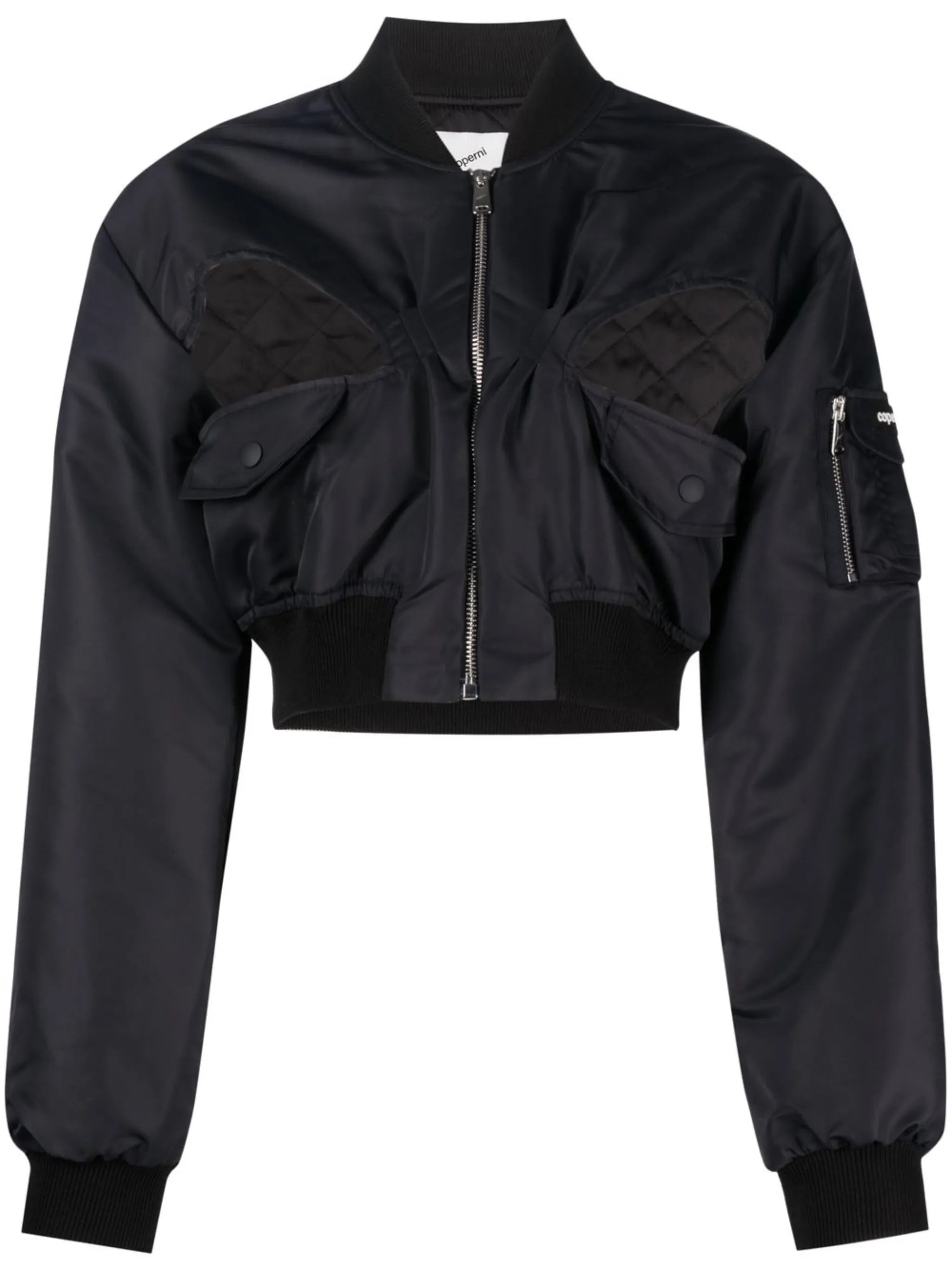 cropped bomber jacket