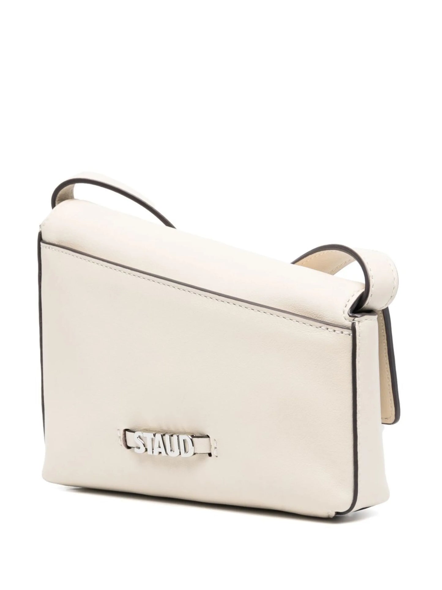 logo-detail leather crossbody bag