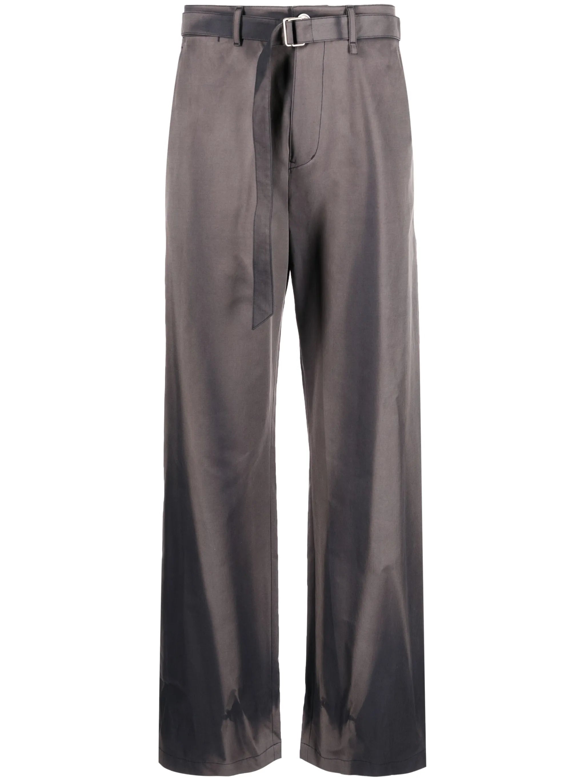 sun-bleached straight trousers