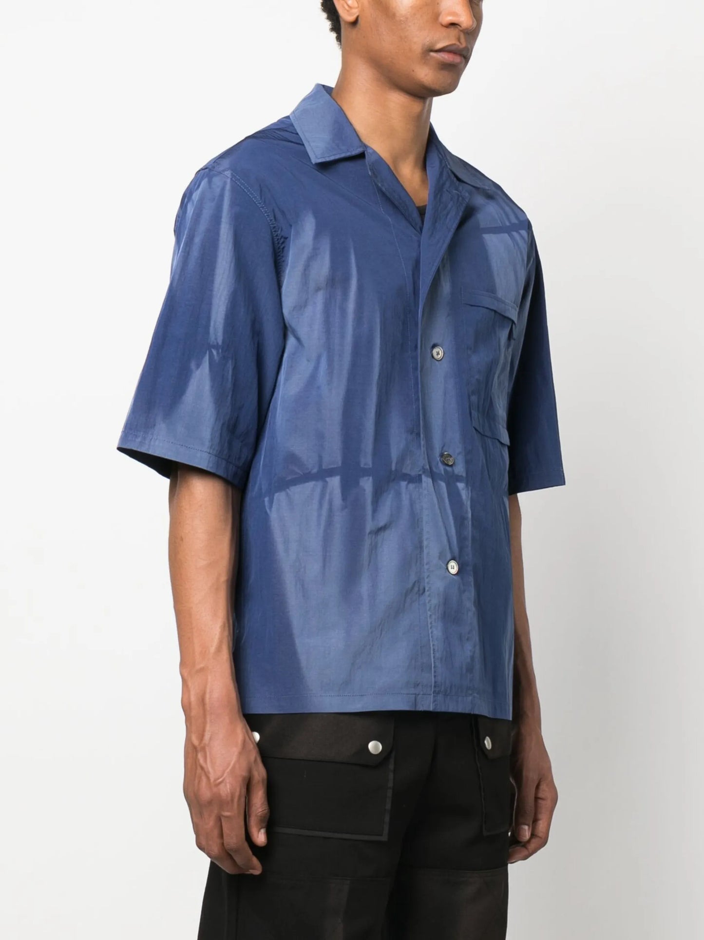 sun-bleached short-sleeve shirt