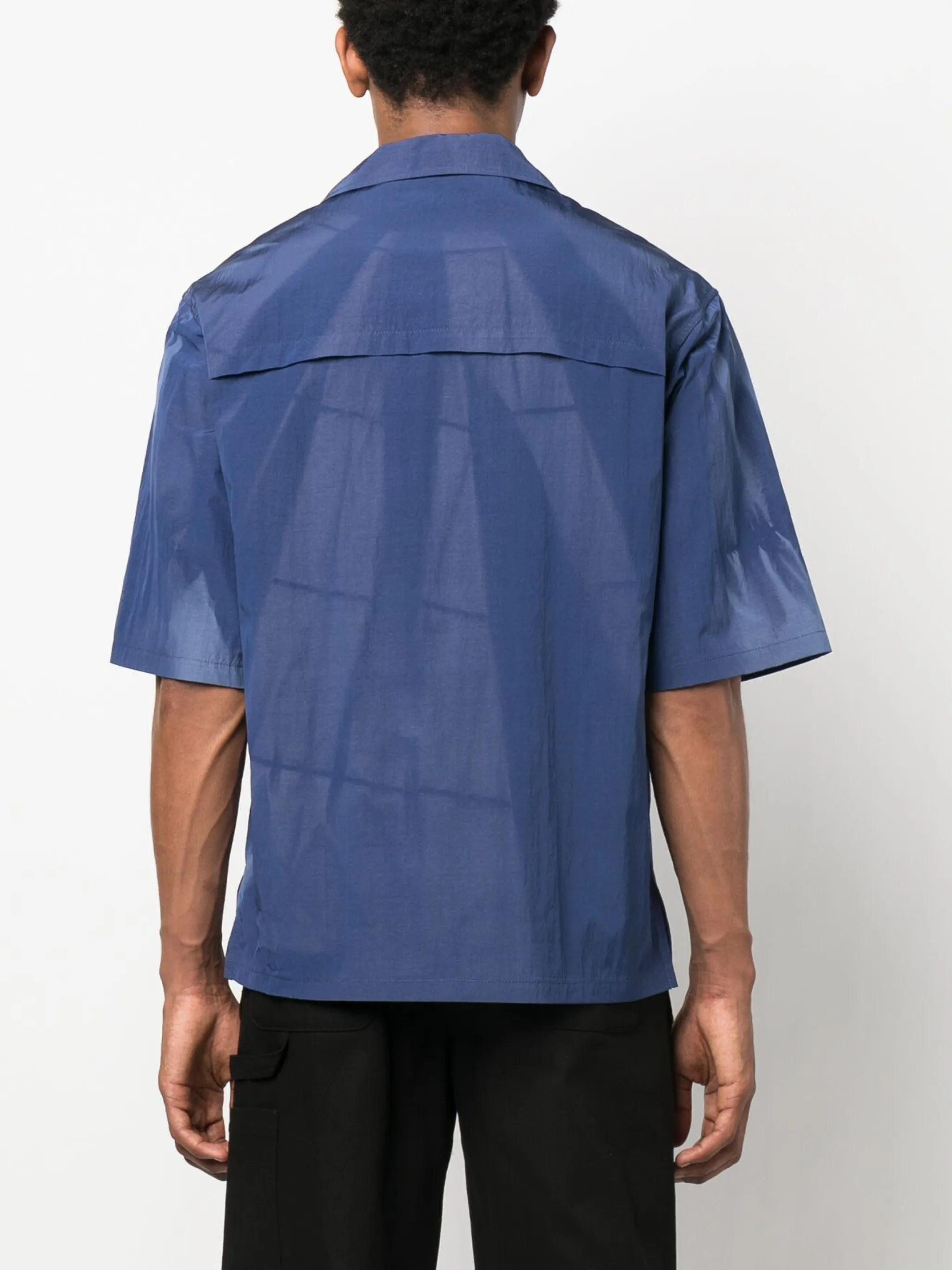 sun-bleached short-sleeve shirt