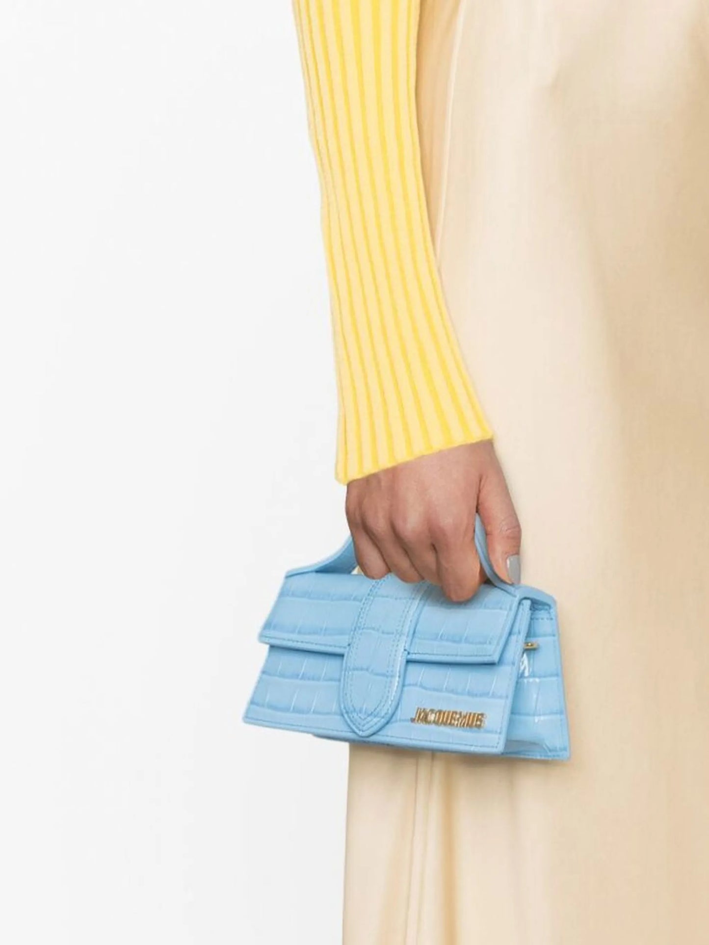 Le Bambino croc-embossed tote bag