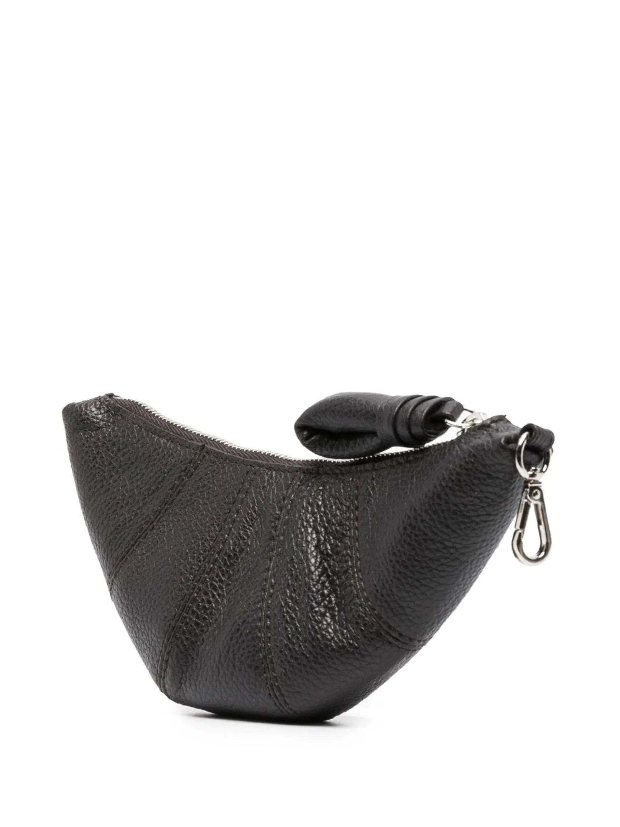 Croissant leather mini bag