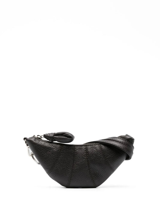 Croissant leather mini bag