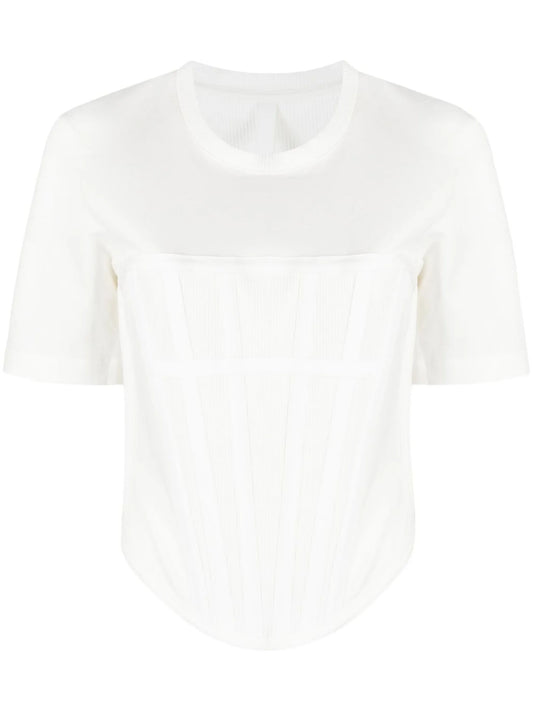 Corset organic cotton T-shirt