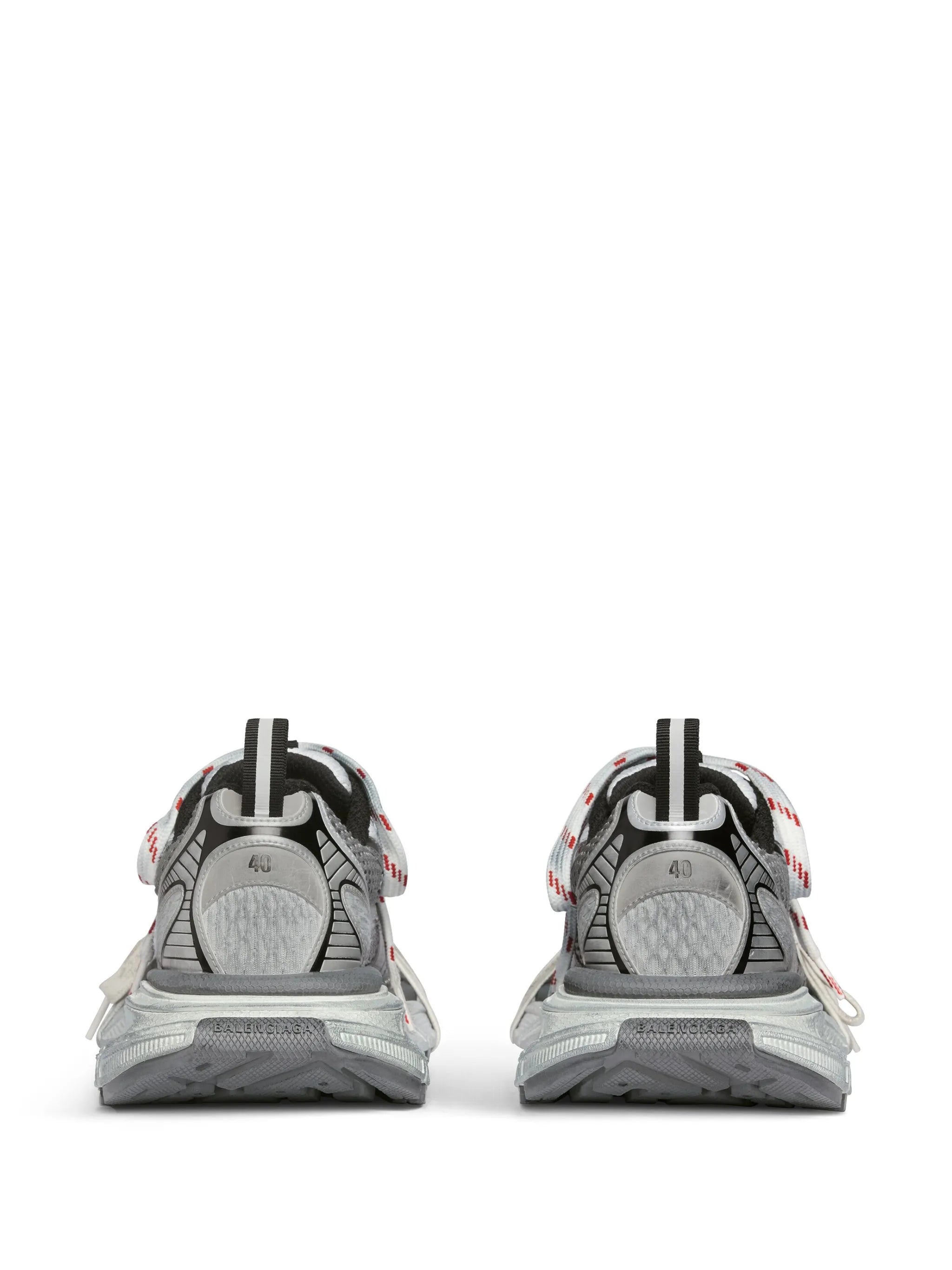 3XL panelled lace-up sneakers