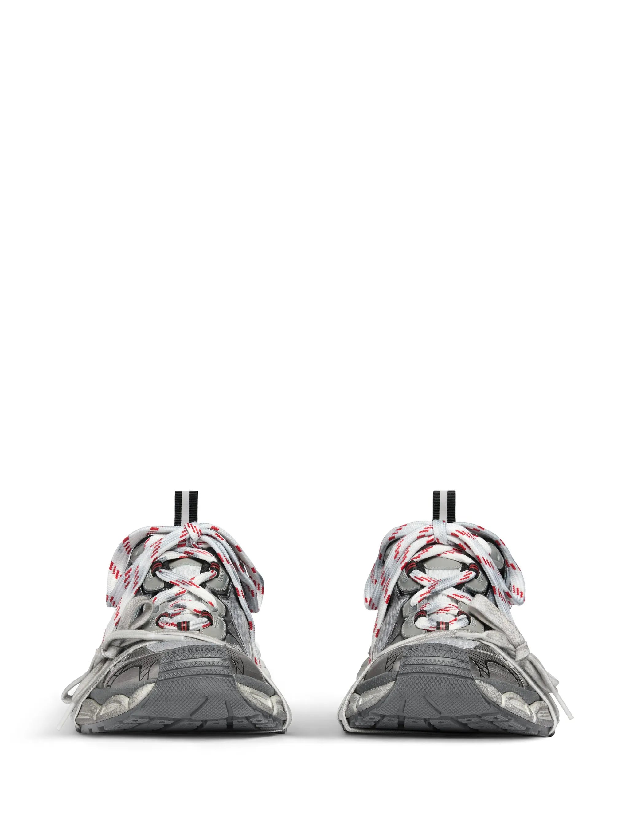 3XL panelled lace-up sneakers