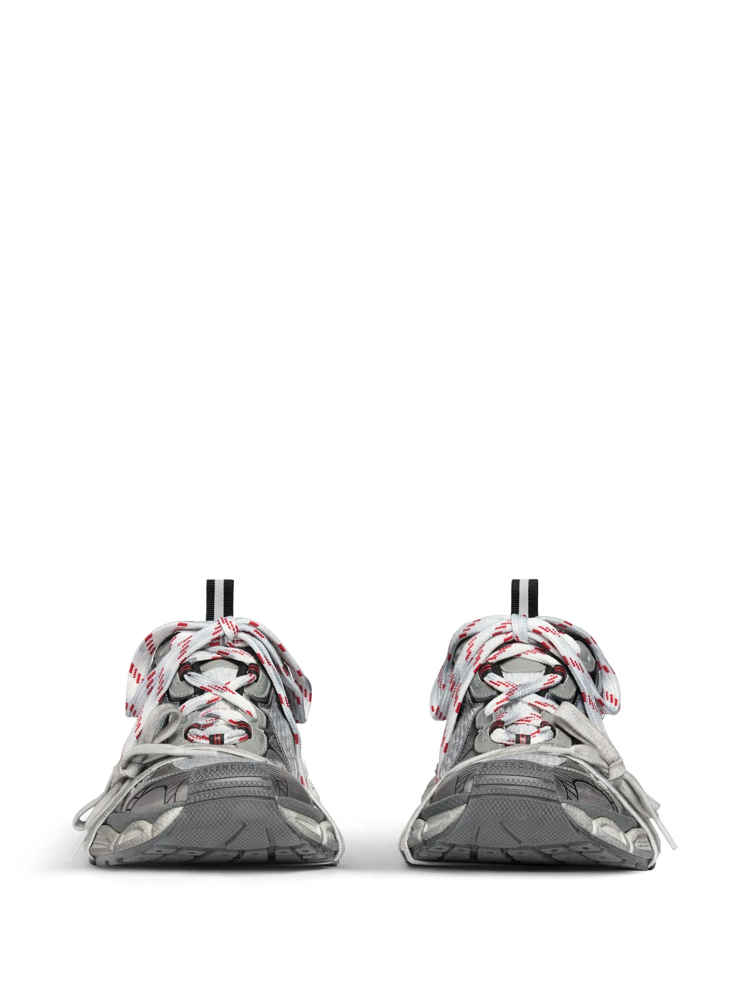 3XL panelled lace-up sneakers