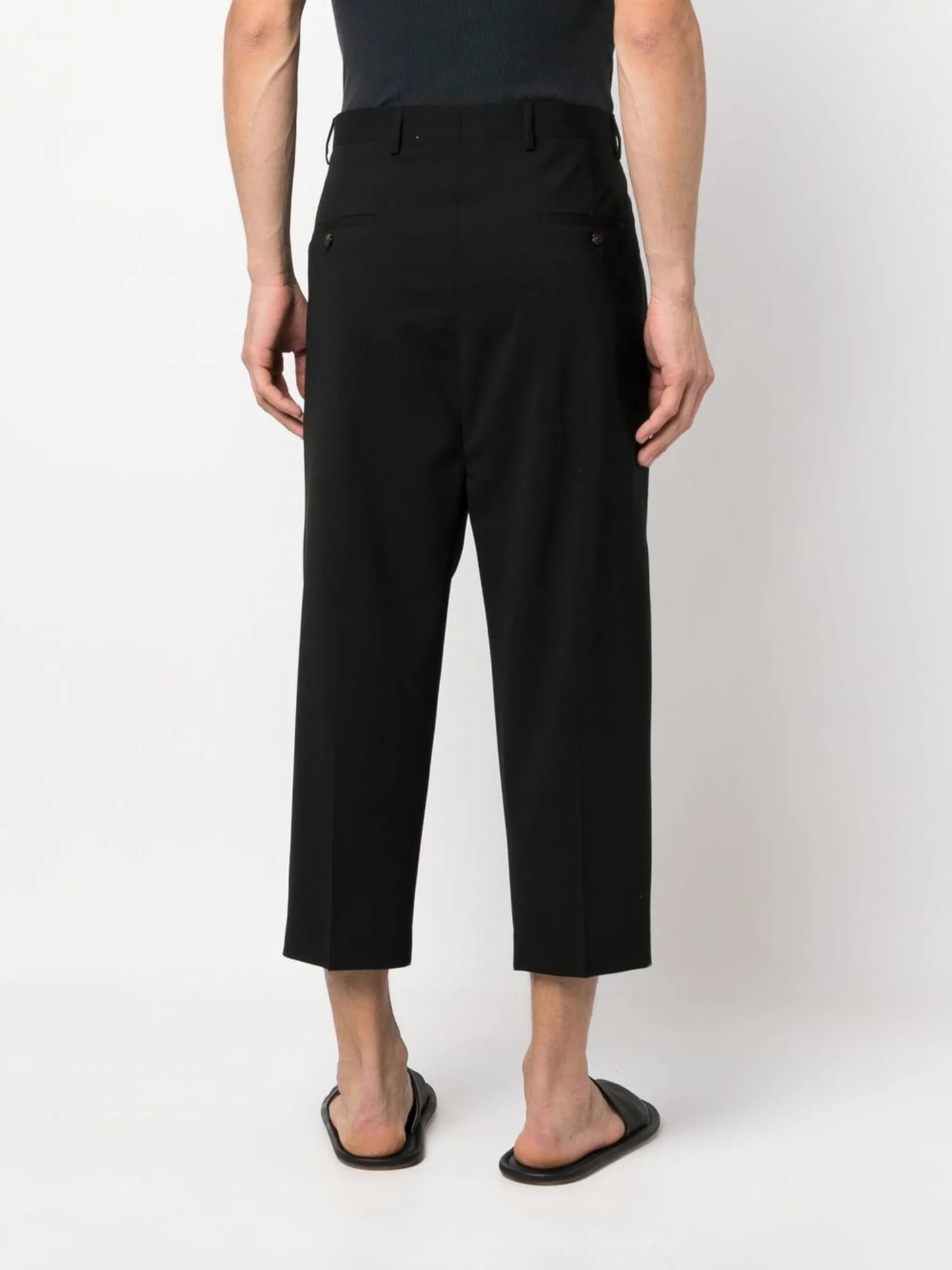 cropped tailored trousers