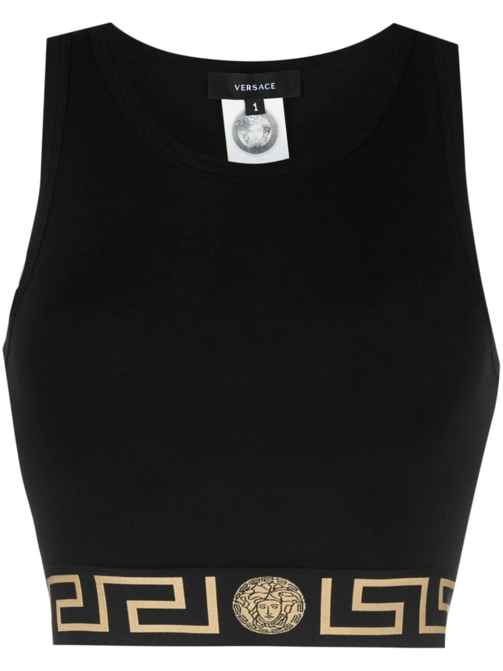 Greca Border crop top