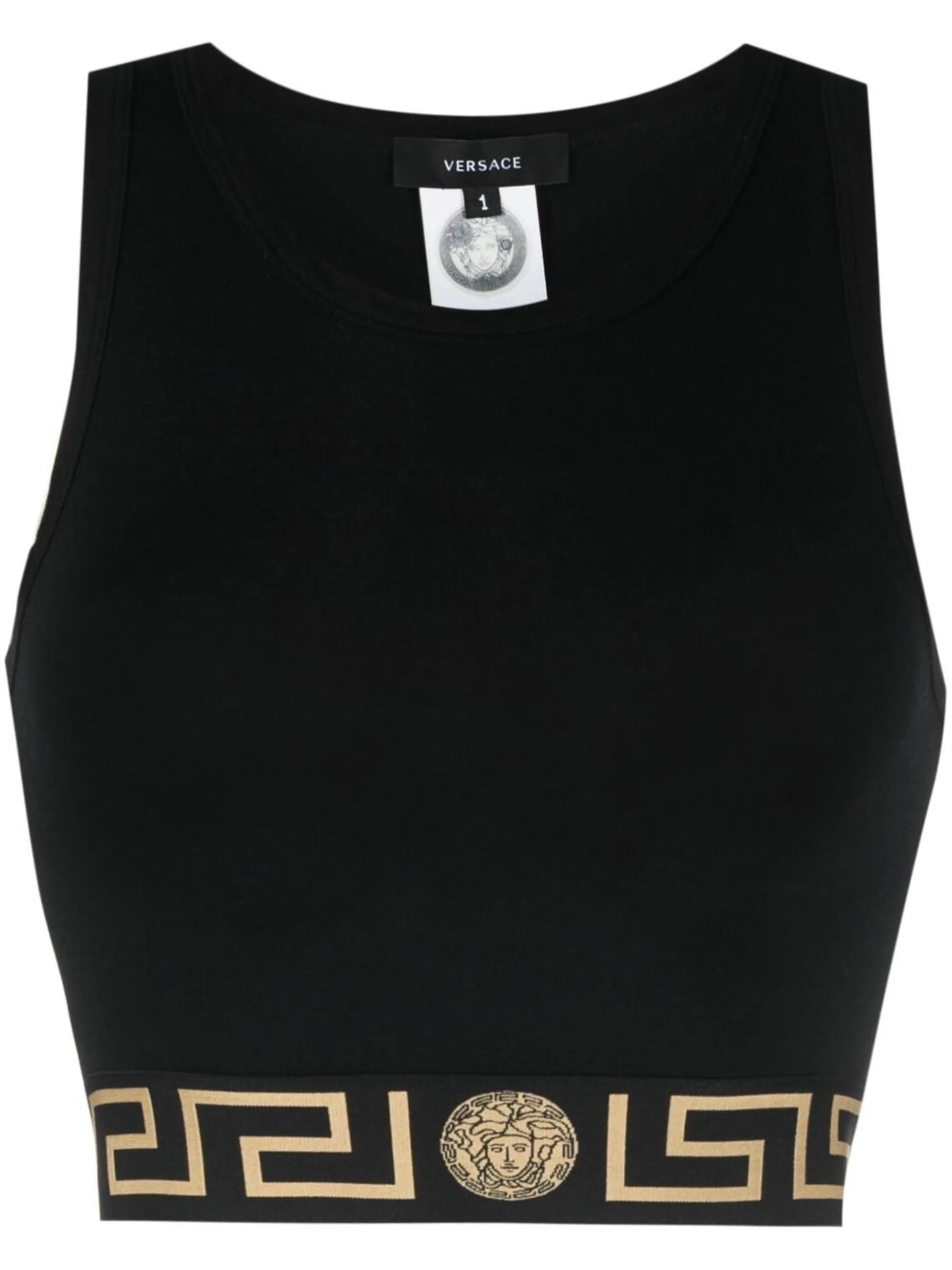 Greca Border crop top