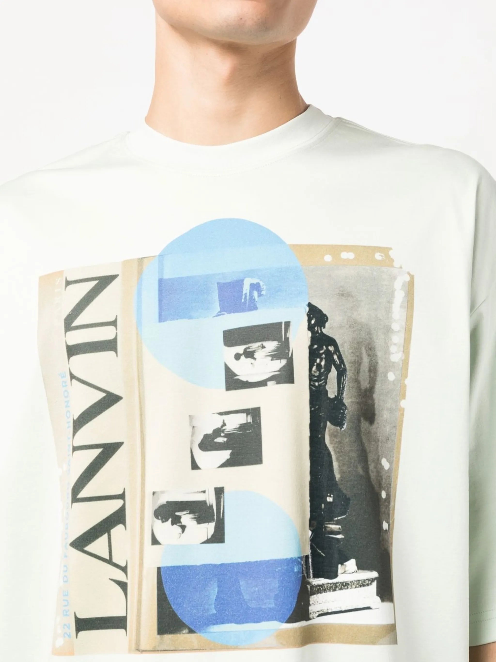 White Graphic Print Short Sleeve T-shirt