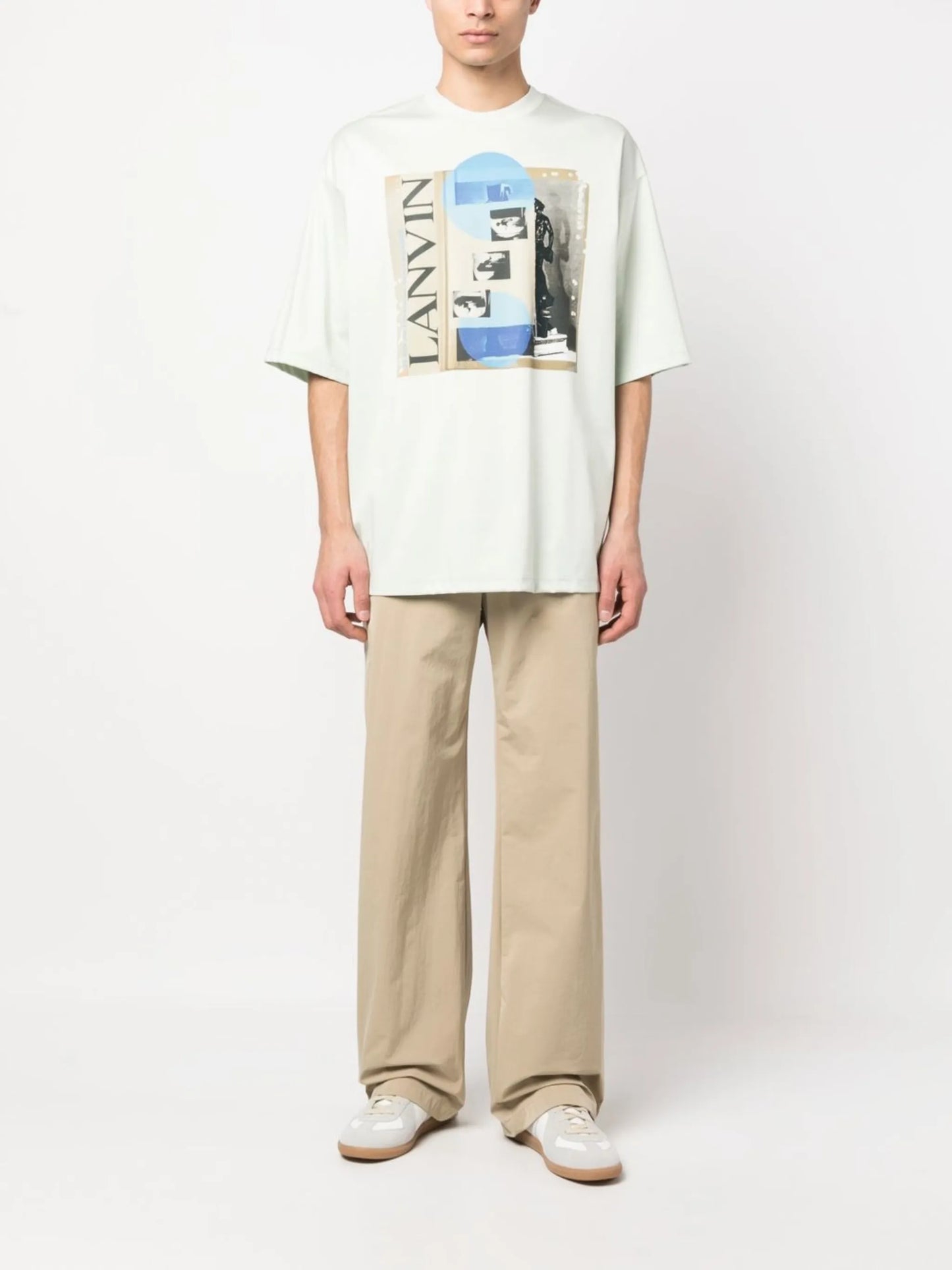 White Graphic Print Short Sleeve T-shirt