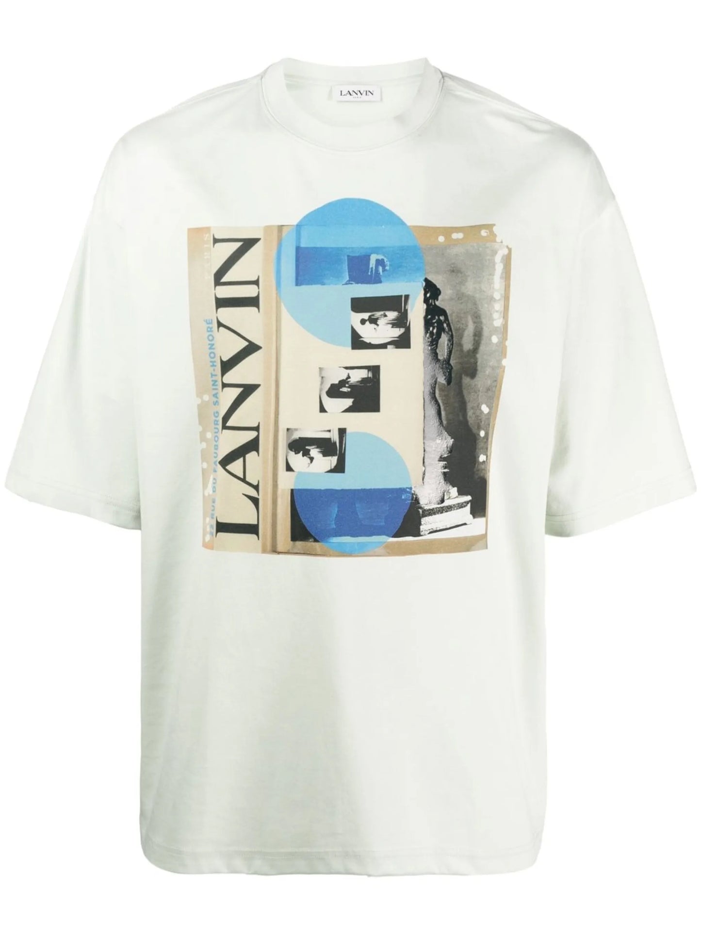 White Graphic Print Short Sleeve T-shirt
