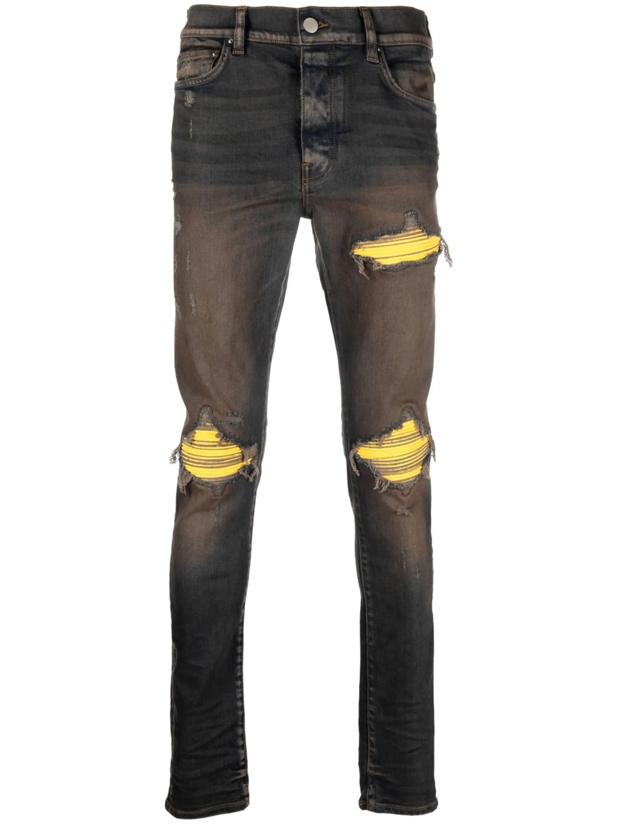 ripped-detail skinny jeans