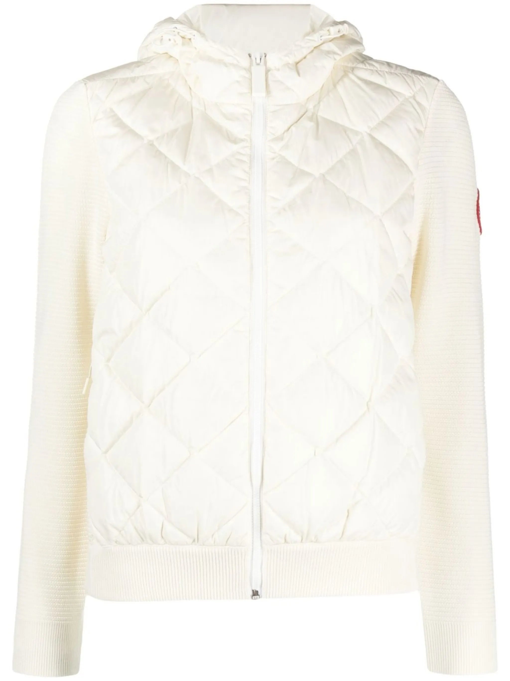 quilted knit jacket